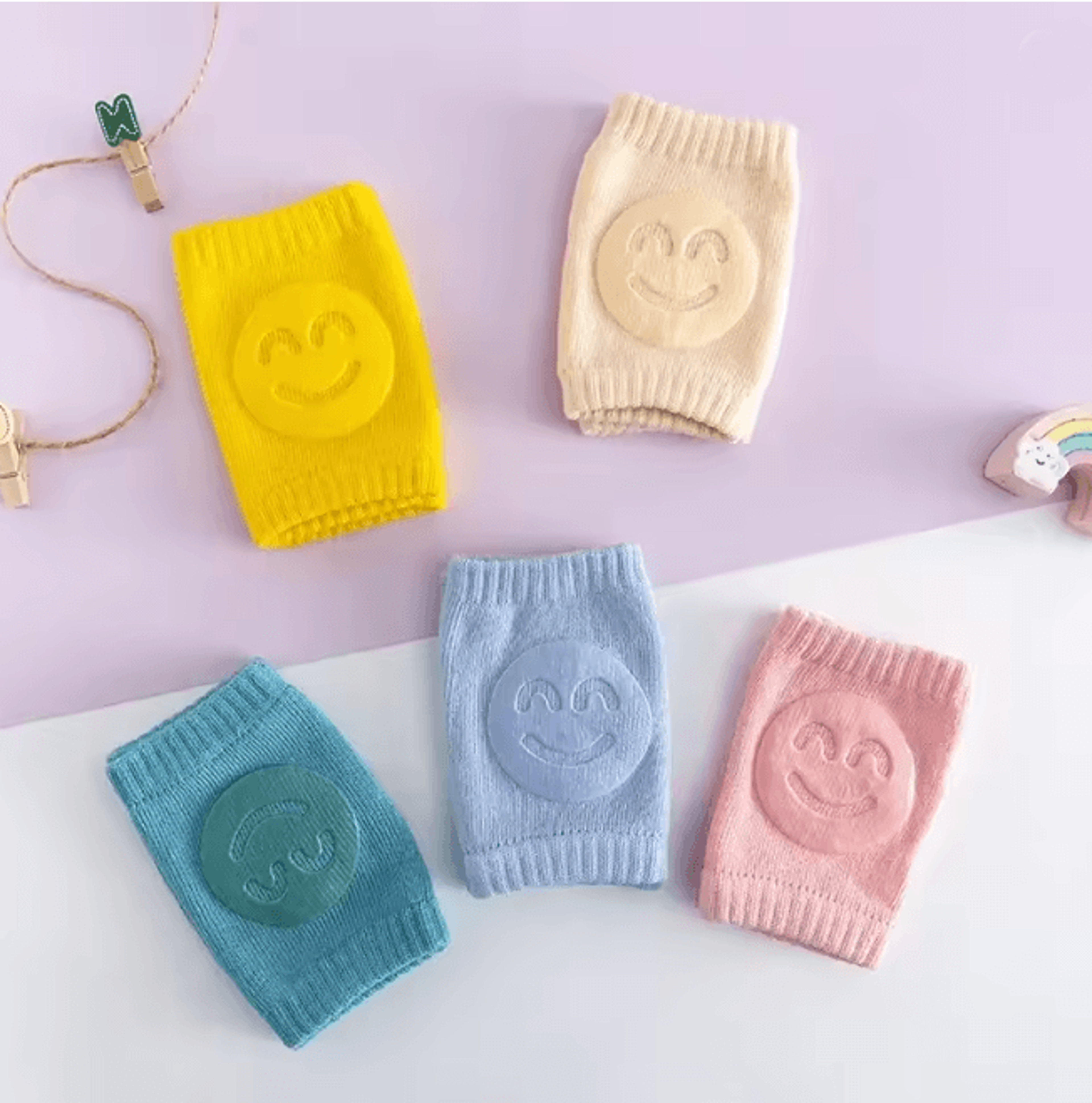 Baby Non Slip Knee Pads Soft Crawling Cushion Leg Warmers For Toddlers 1
