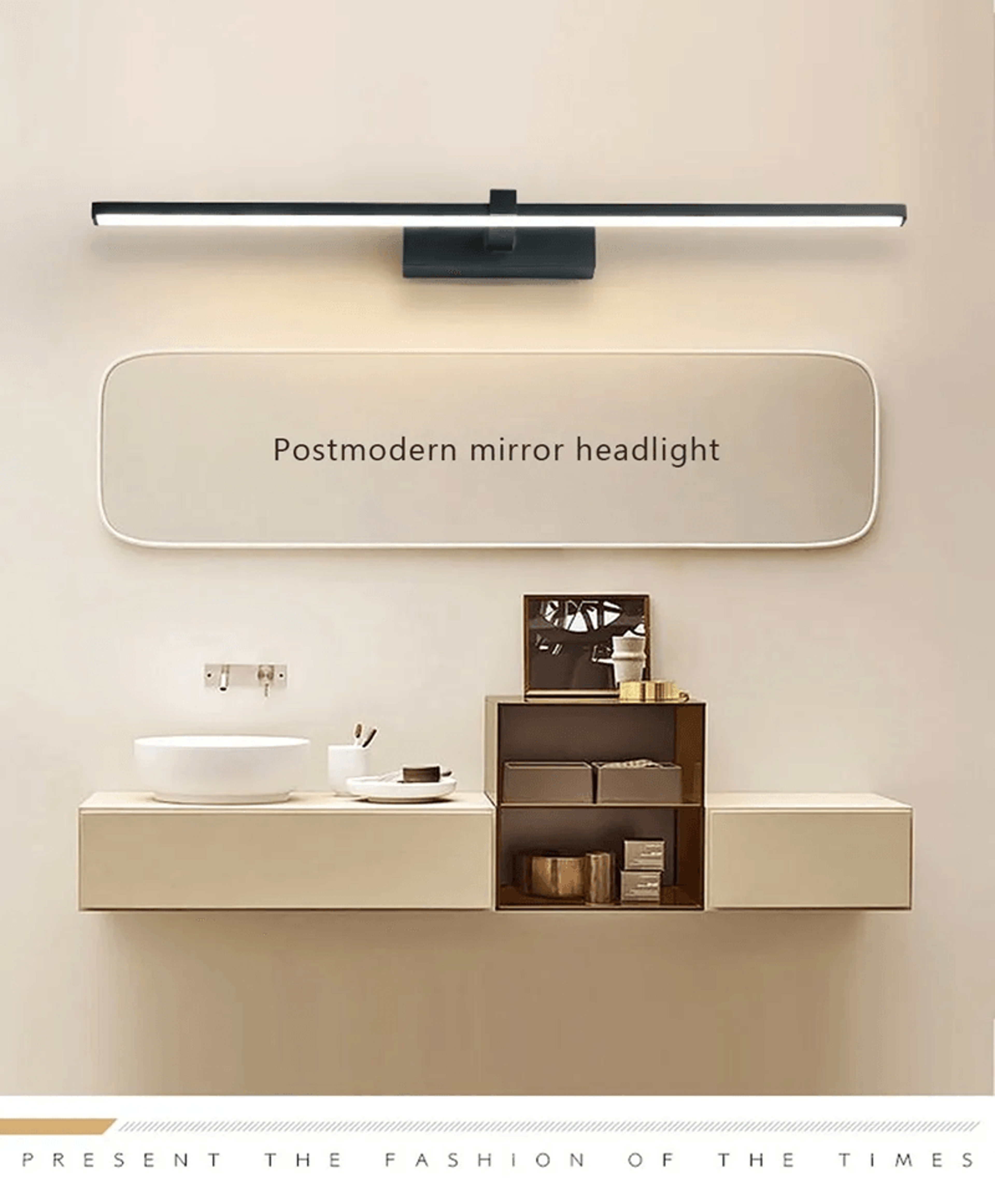 waterproof led mirror light modern bathroom wall lamp for makeup