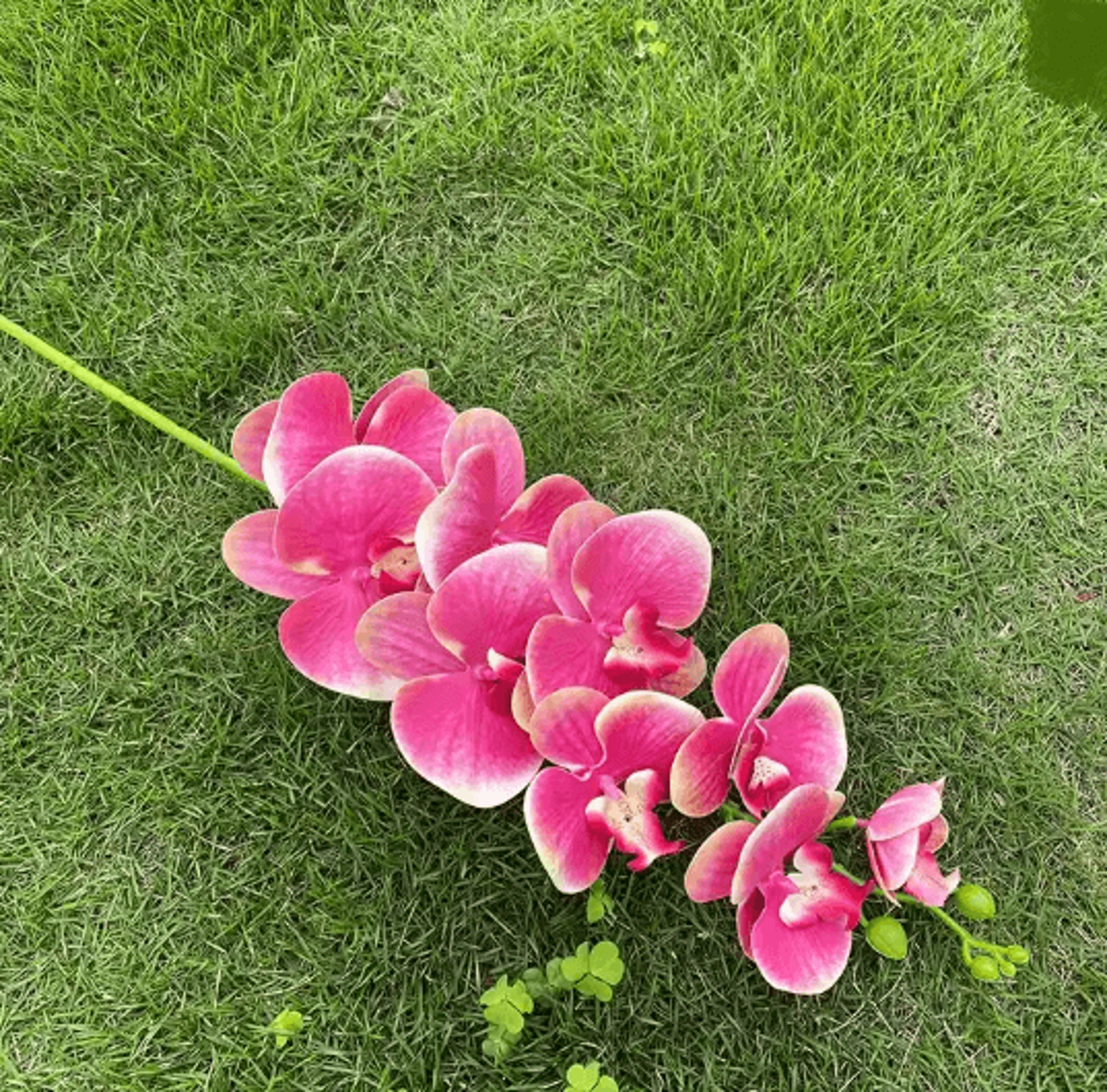 Hot Pink Artificial Rose And Hydrangea Wedding Floral Arrangement Set 5