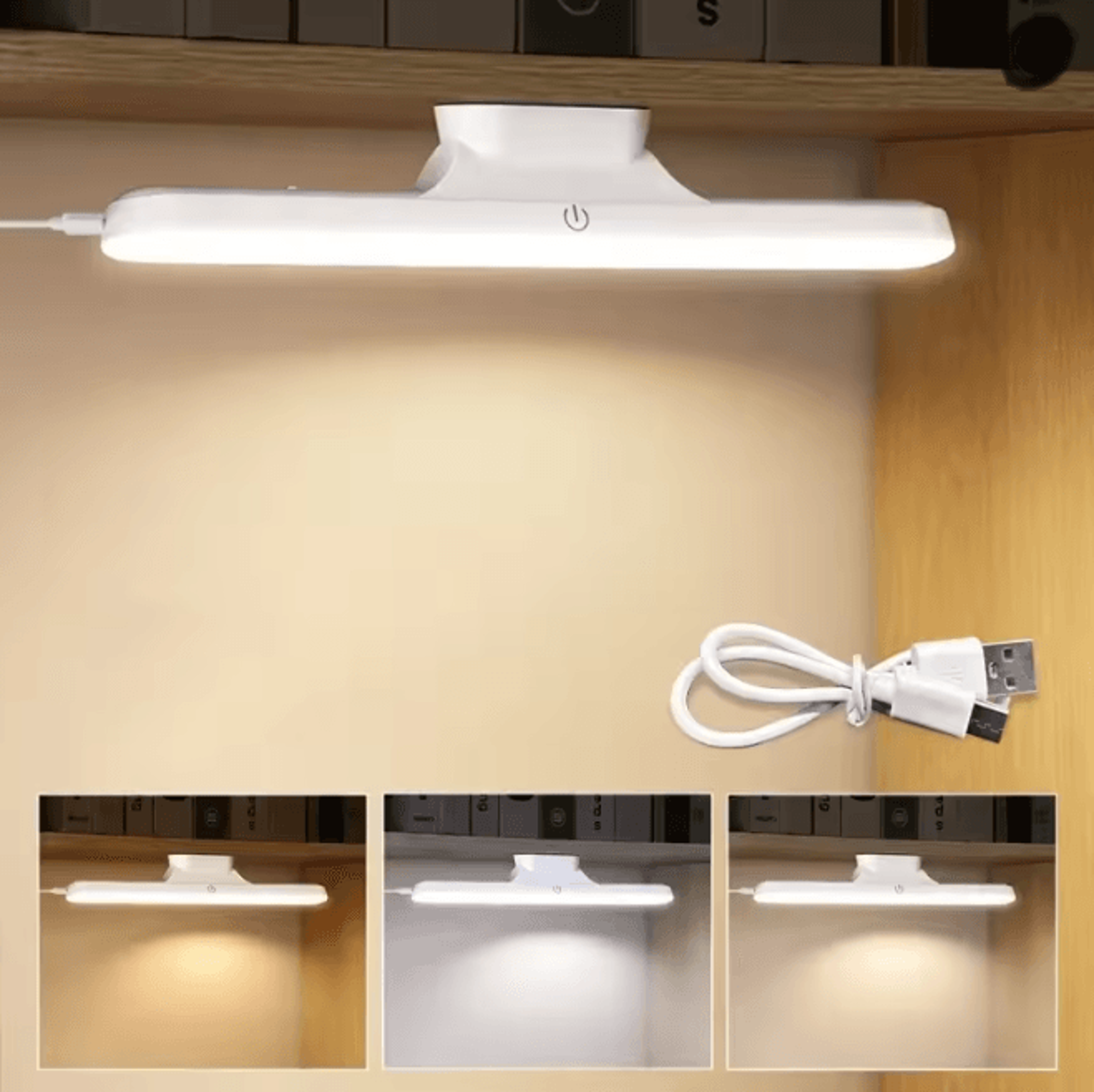Magnetic LED Desk Lamp With Remote USB Rechargeable Eye Protection Light 4