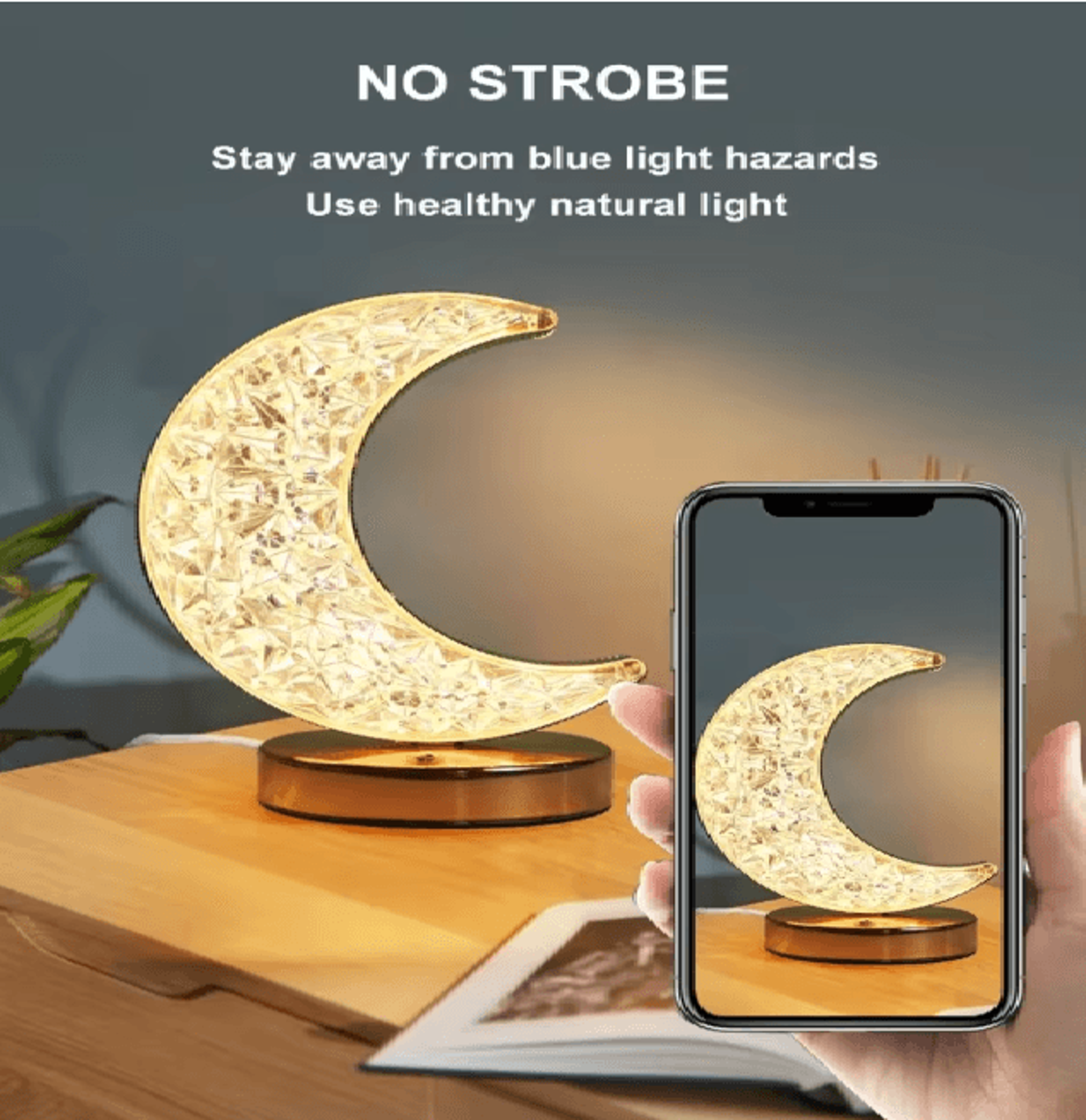 Bedroom Crystal Touch Dimming Night Light Girls Room Home Decor Aesthetics USB Bedside LED Ambient  1