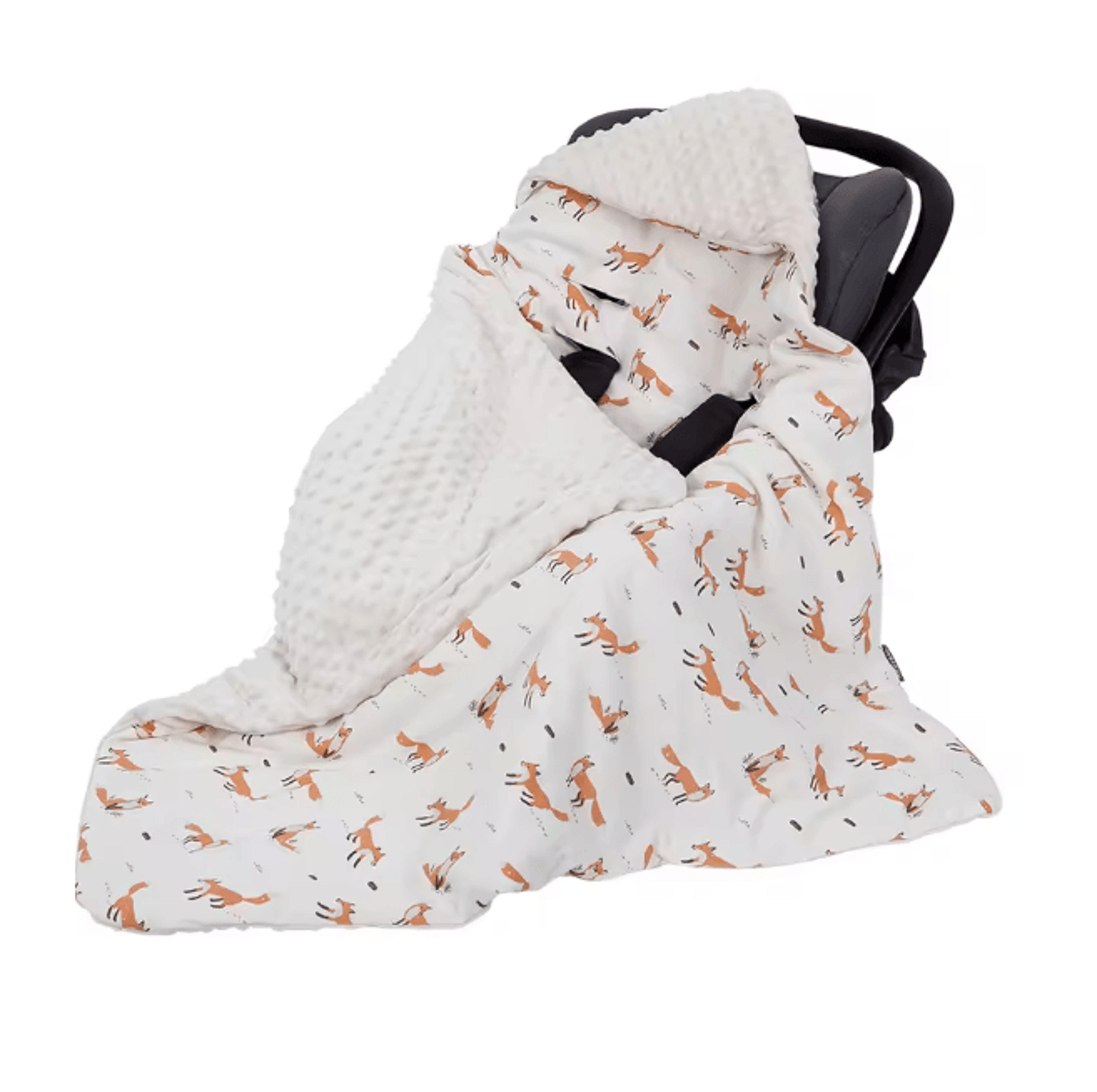 WindGuard Hooded Newborn Baby Wrap Blanket Car Seat Swaddle 4