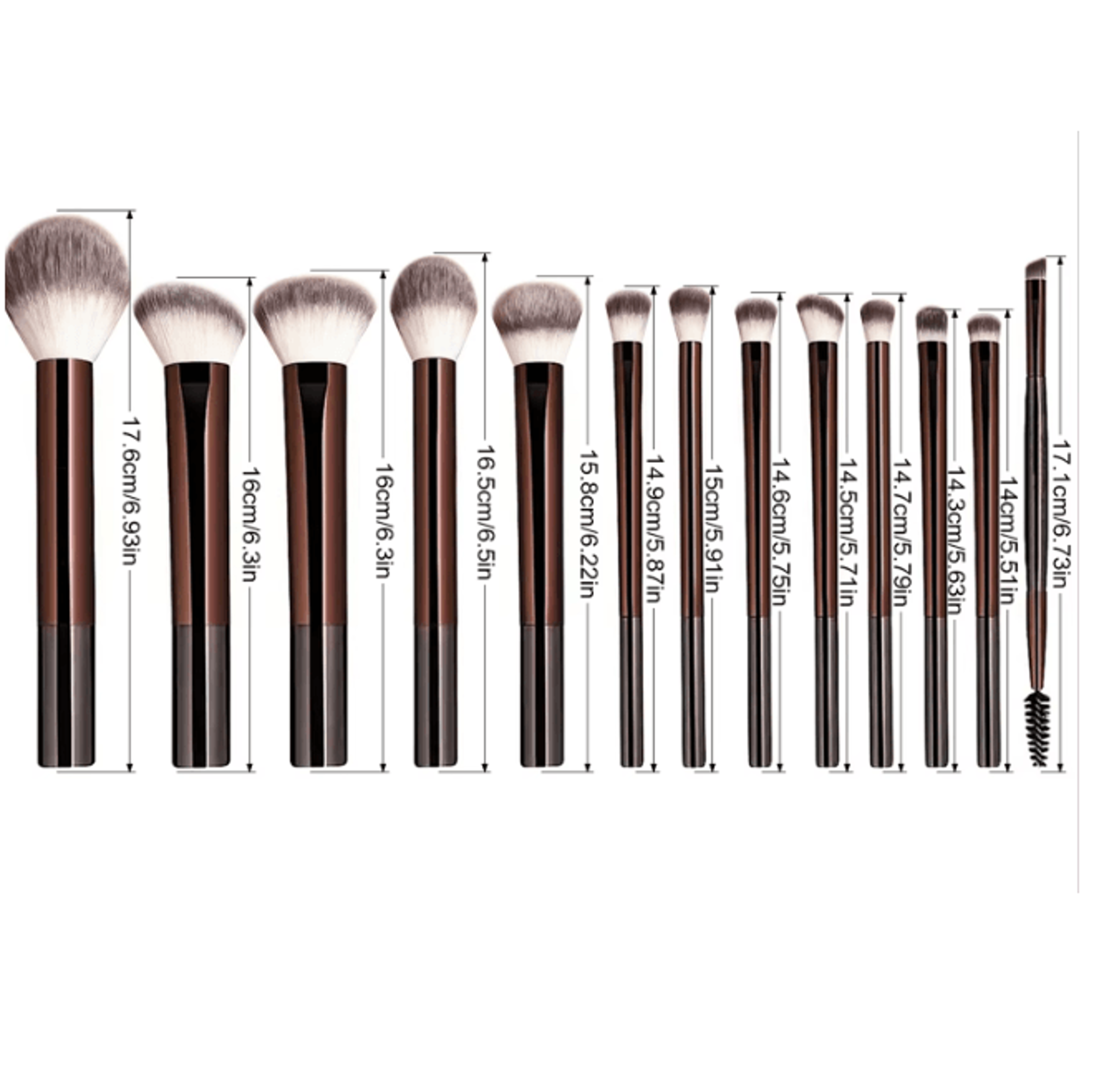 ProBlend 13 Piece Makeup Brush Set For Flawless Face And Eyes 2