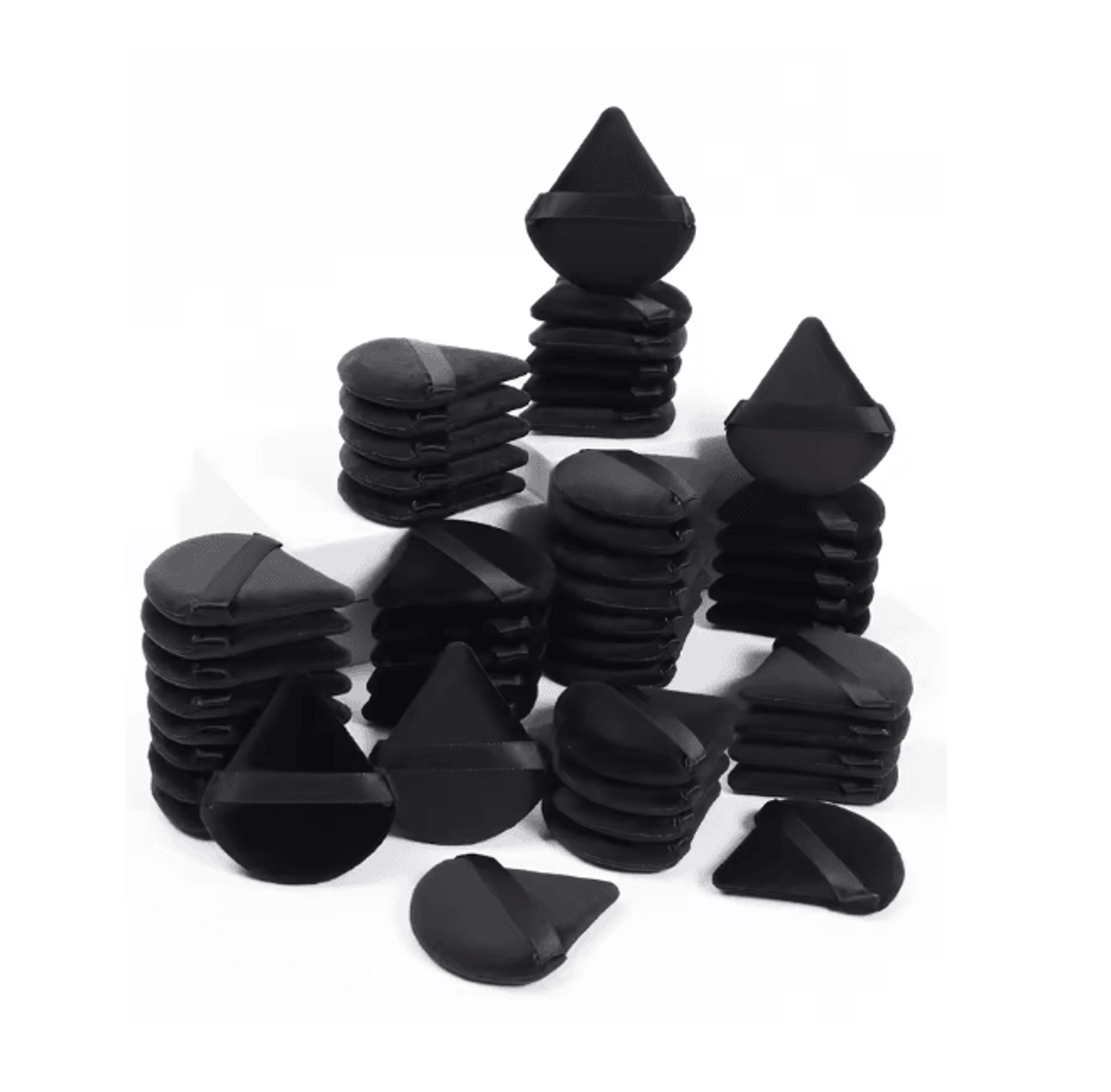 VelvetBlend Black Triangle Powder Puff Makeup Sponge 7