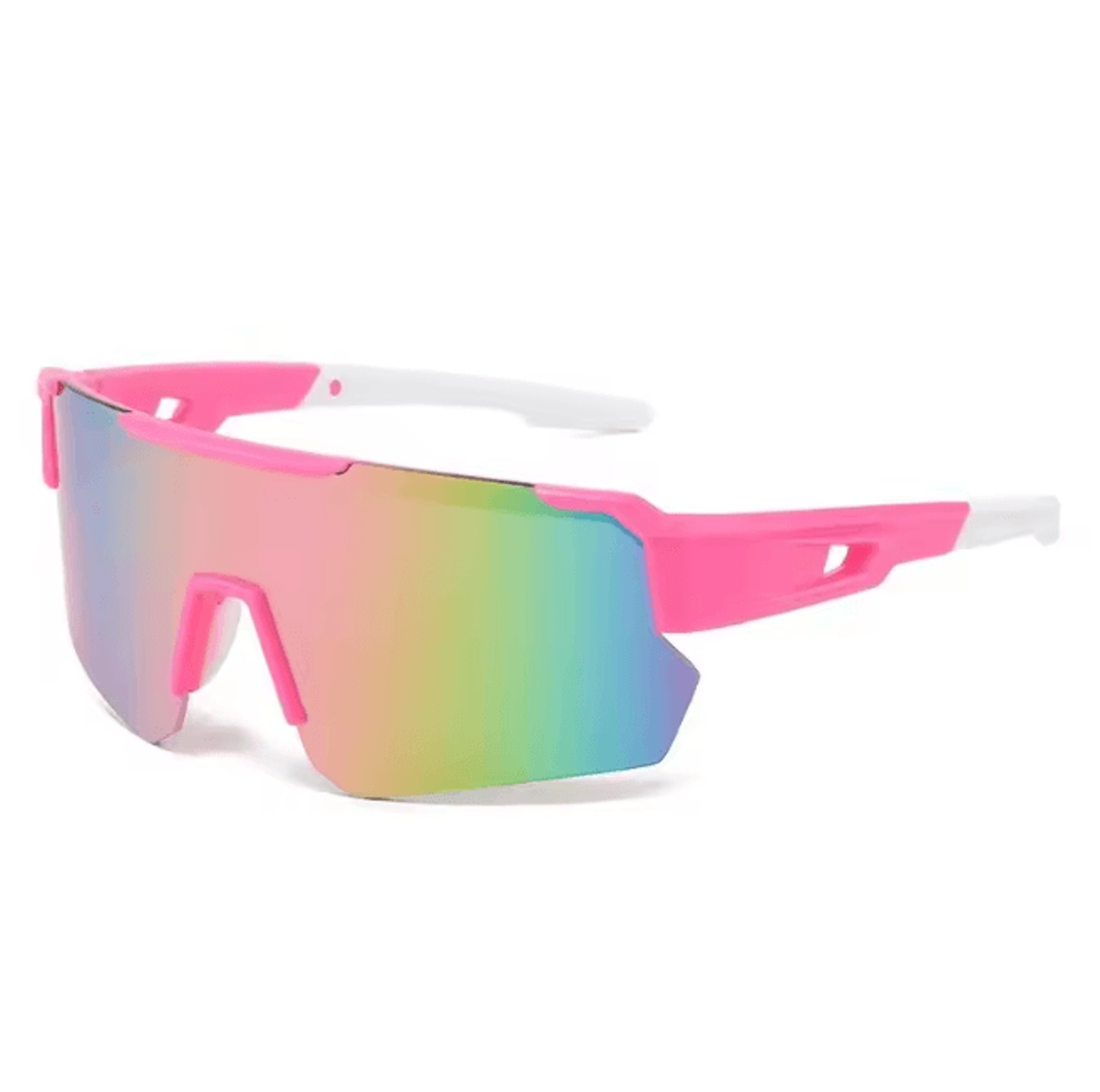 aeroshield pink uv protection cycling sunglasses