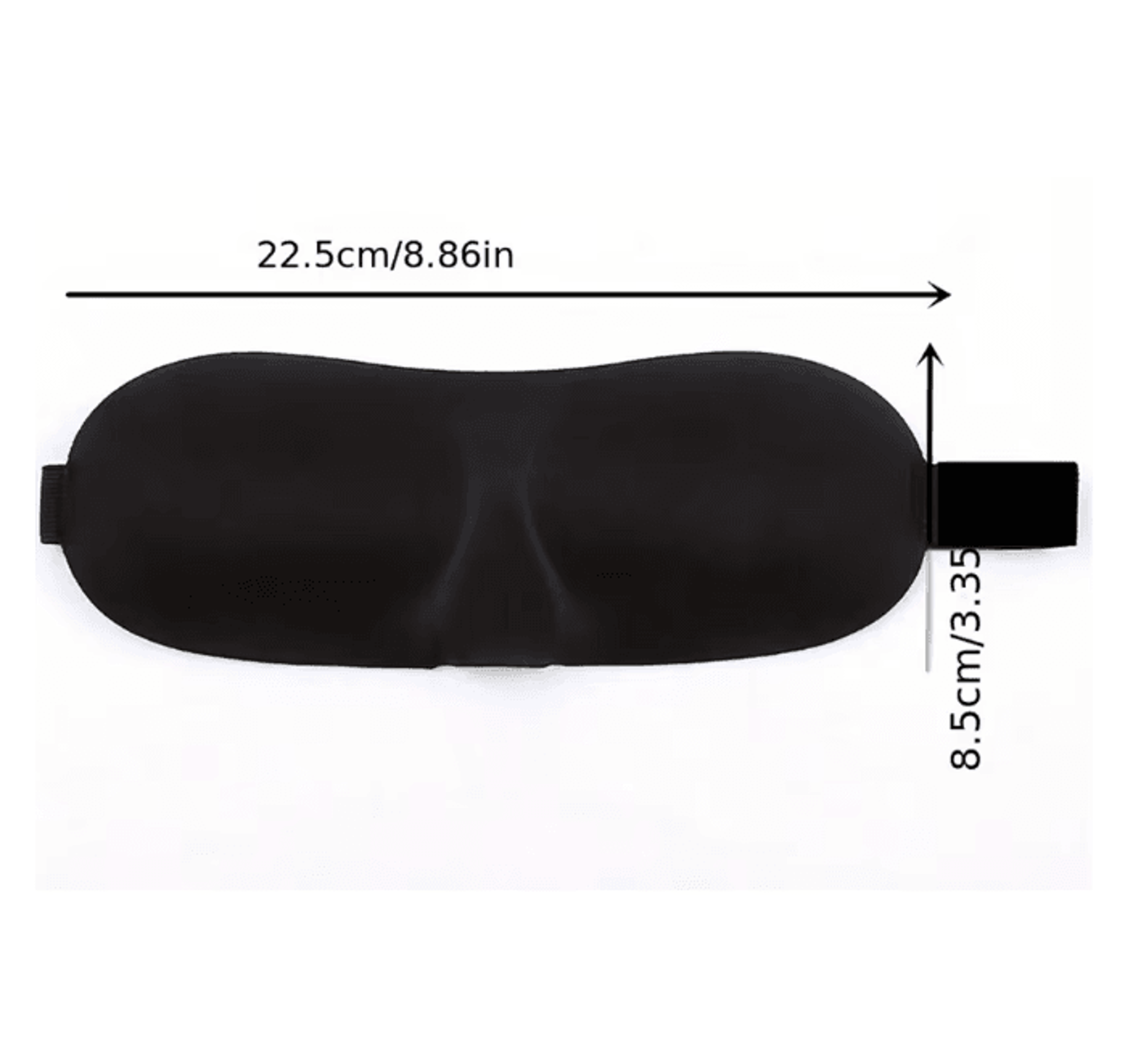 PureRest Adjustable Natural Sleep Mask For Travel And Home 4