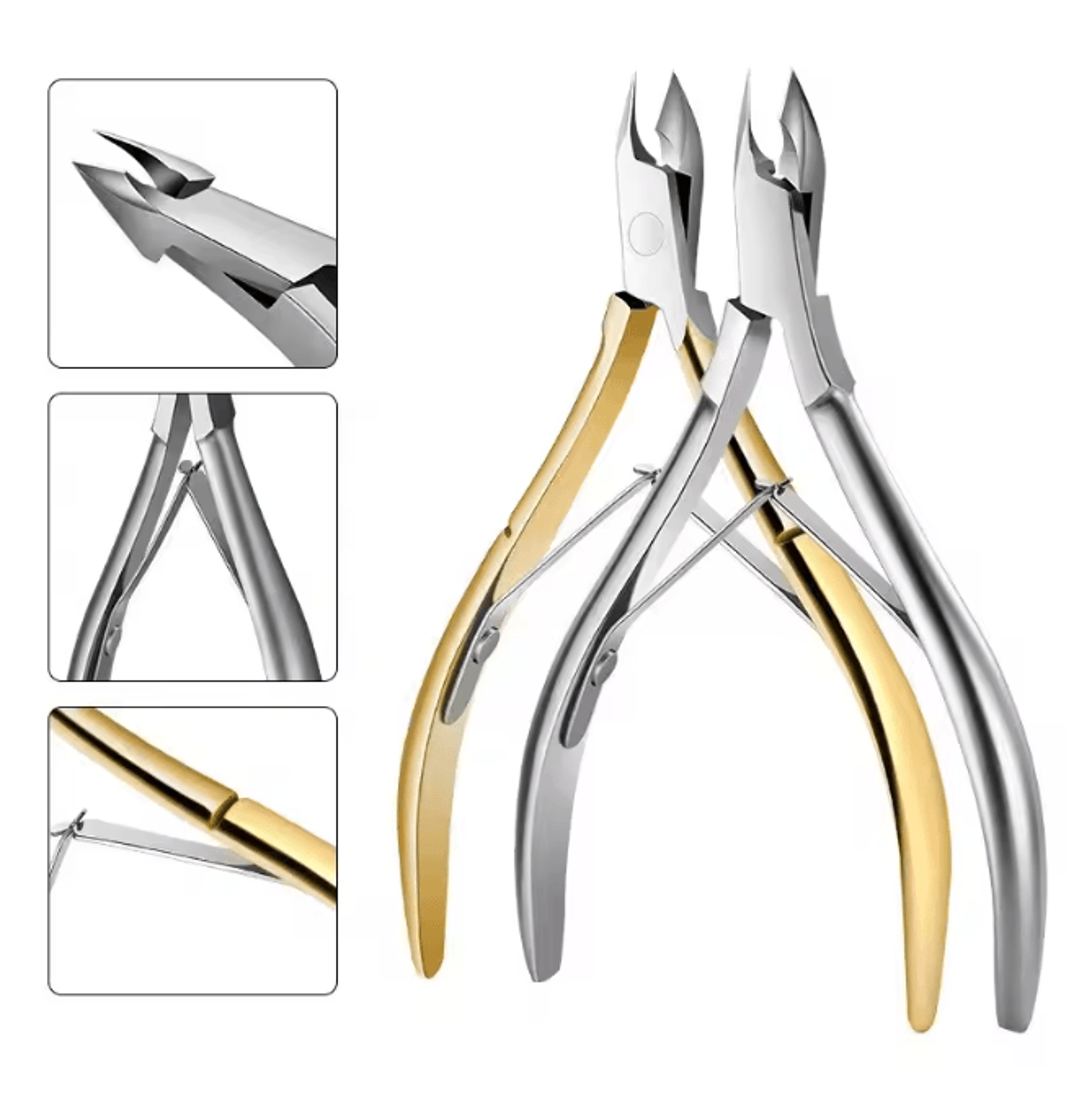 PrecisionPro Stainless Steel Cuticle Nipper For Clean Manicure Care 1