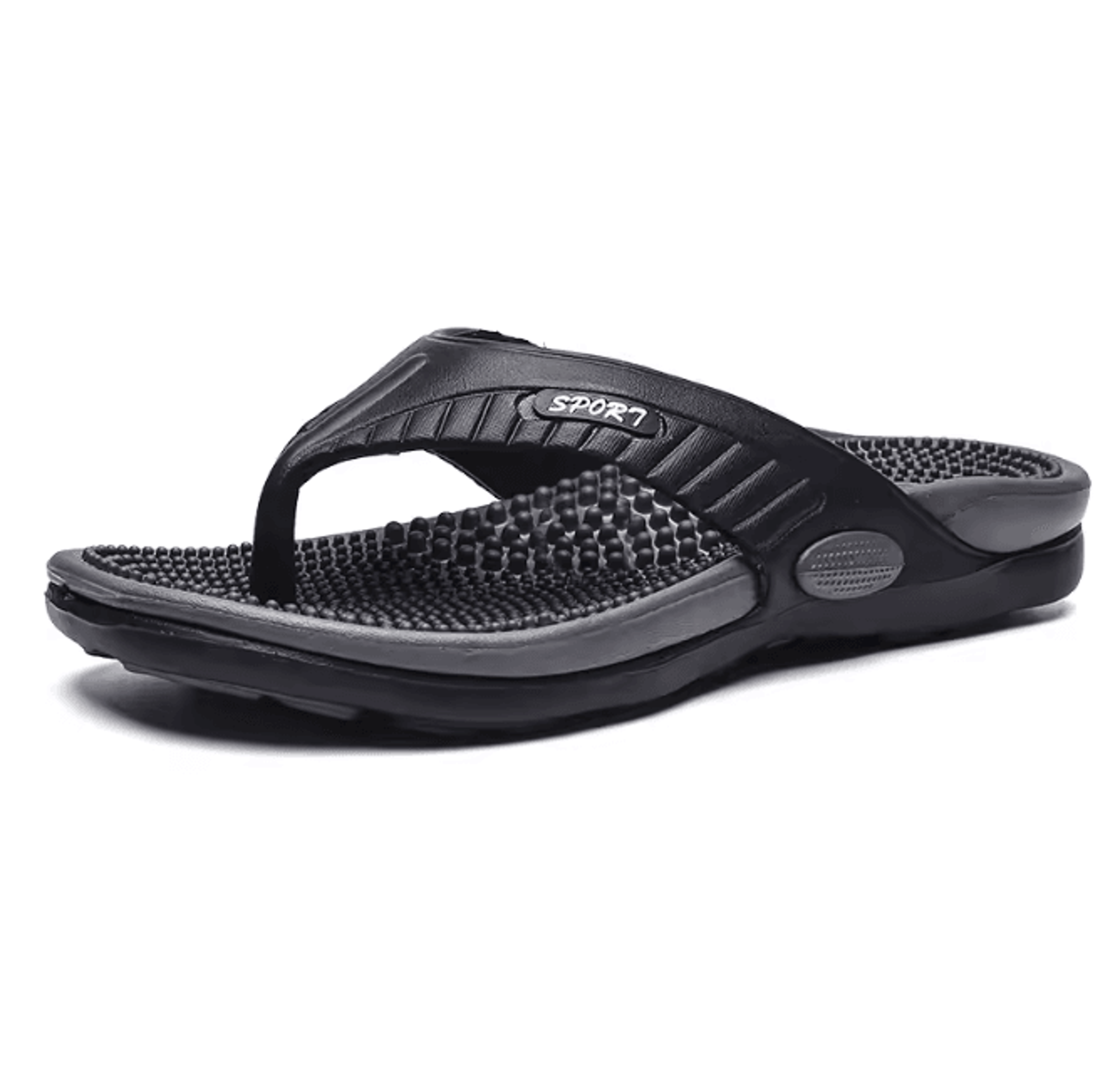ComfortStep Mens Massage Flip Flops Anti Slip Beach Slippers 5