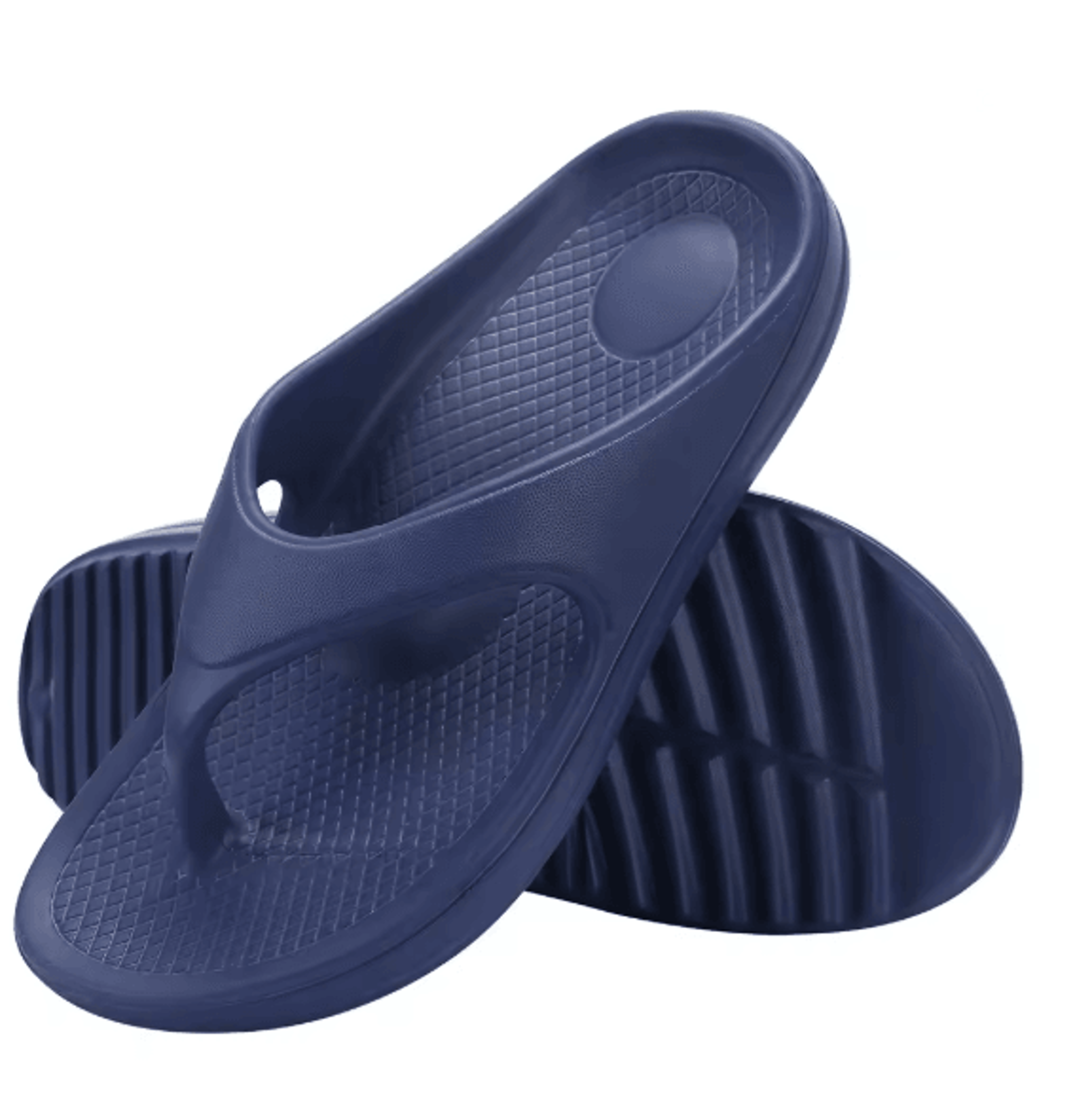 Shevalues Orthopedic Mens Sandals With Arch Support Beach Flip Flops 4
