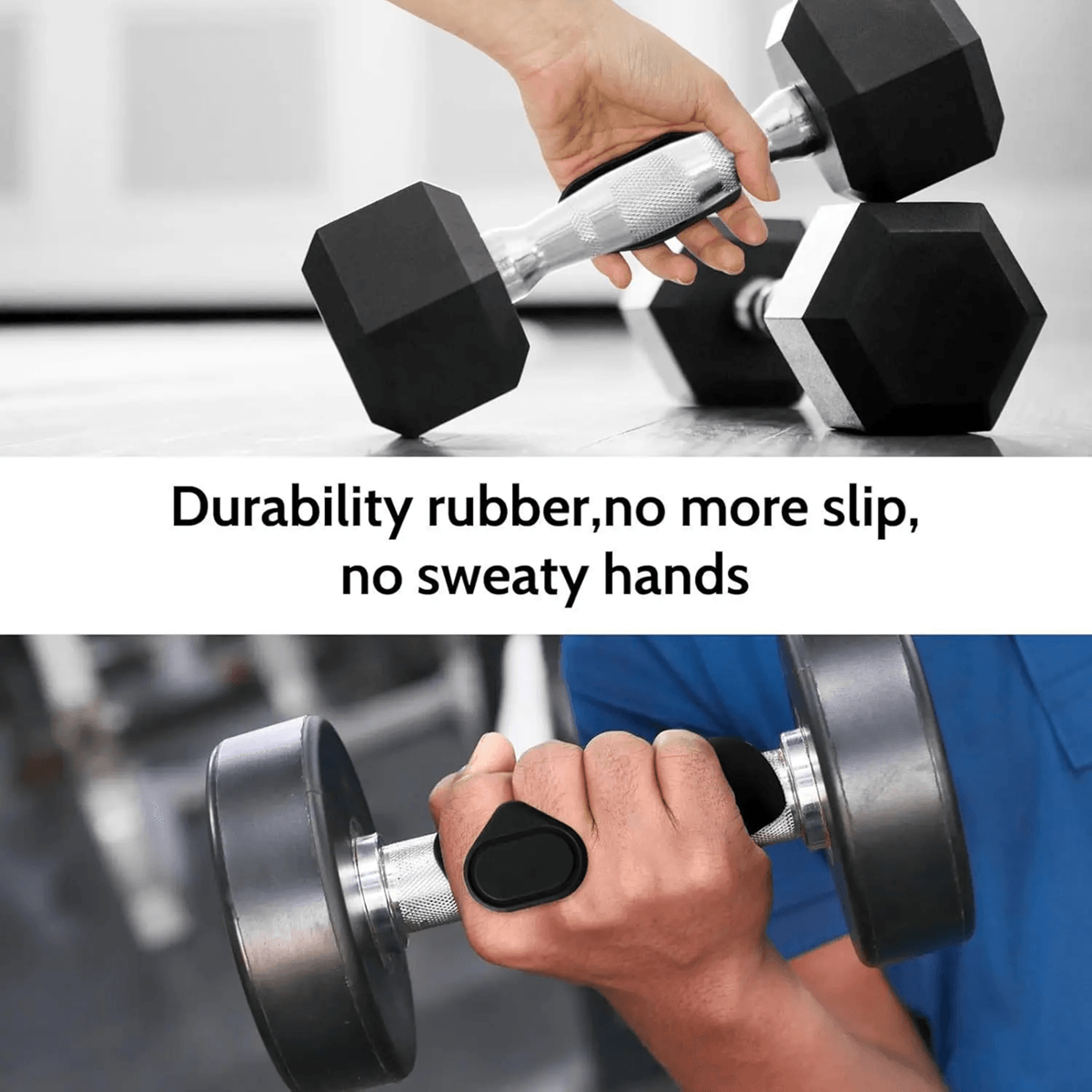 Silicone Weightlifting Grip Pads Anti Slip Palm Protection 1