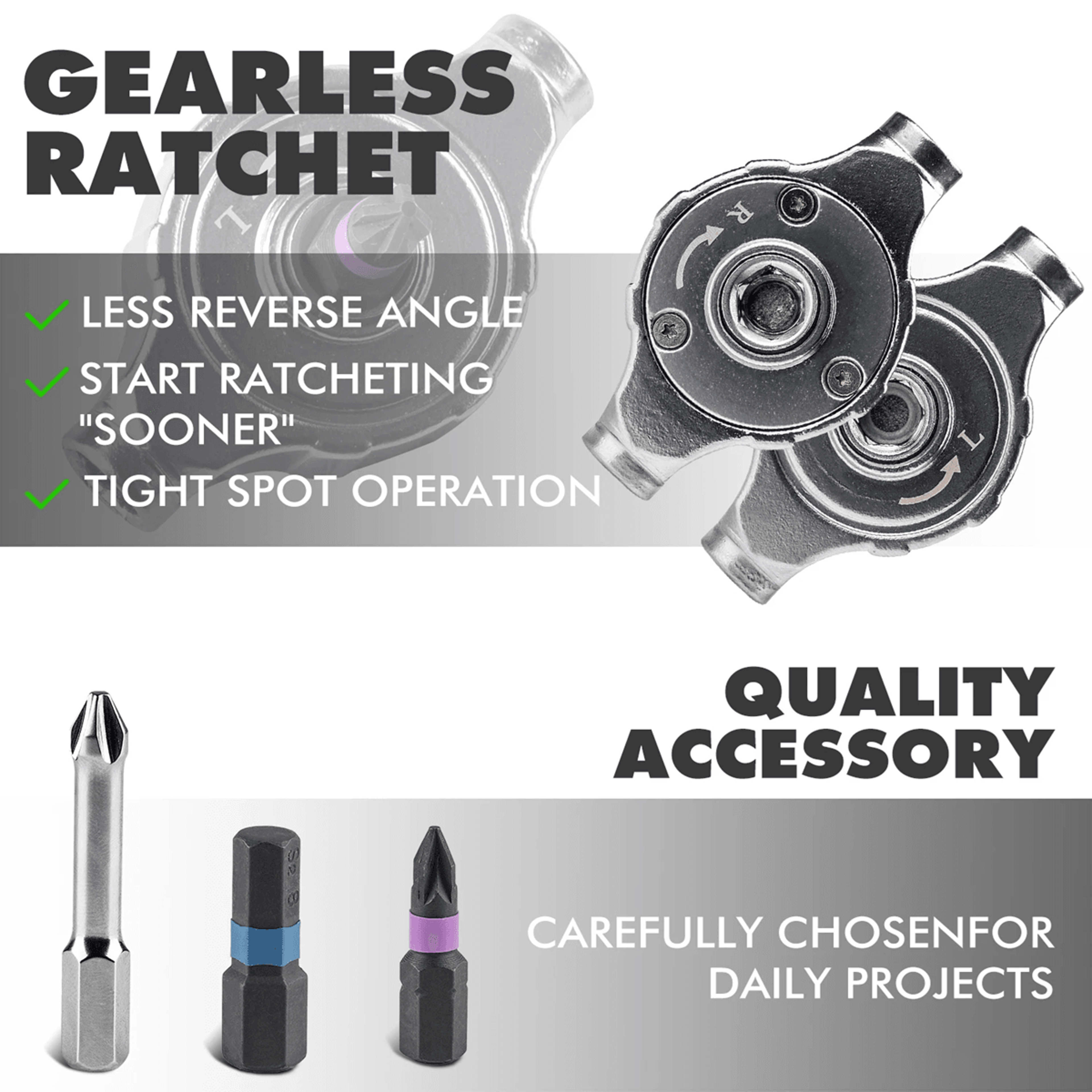 40 In 1 Precision Ratchet Screwdriver Set With Magnetic Bits Mini Repair Tool Kit 1