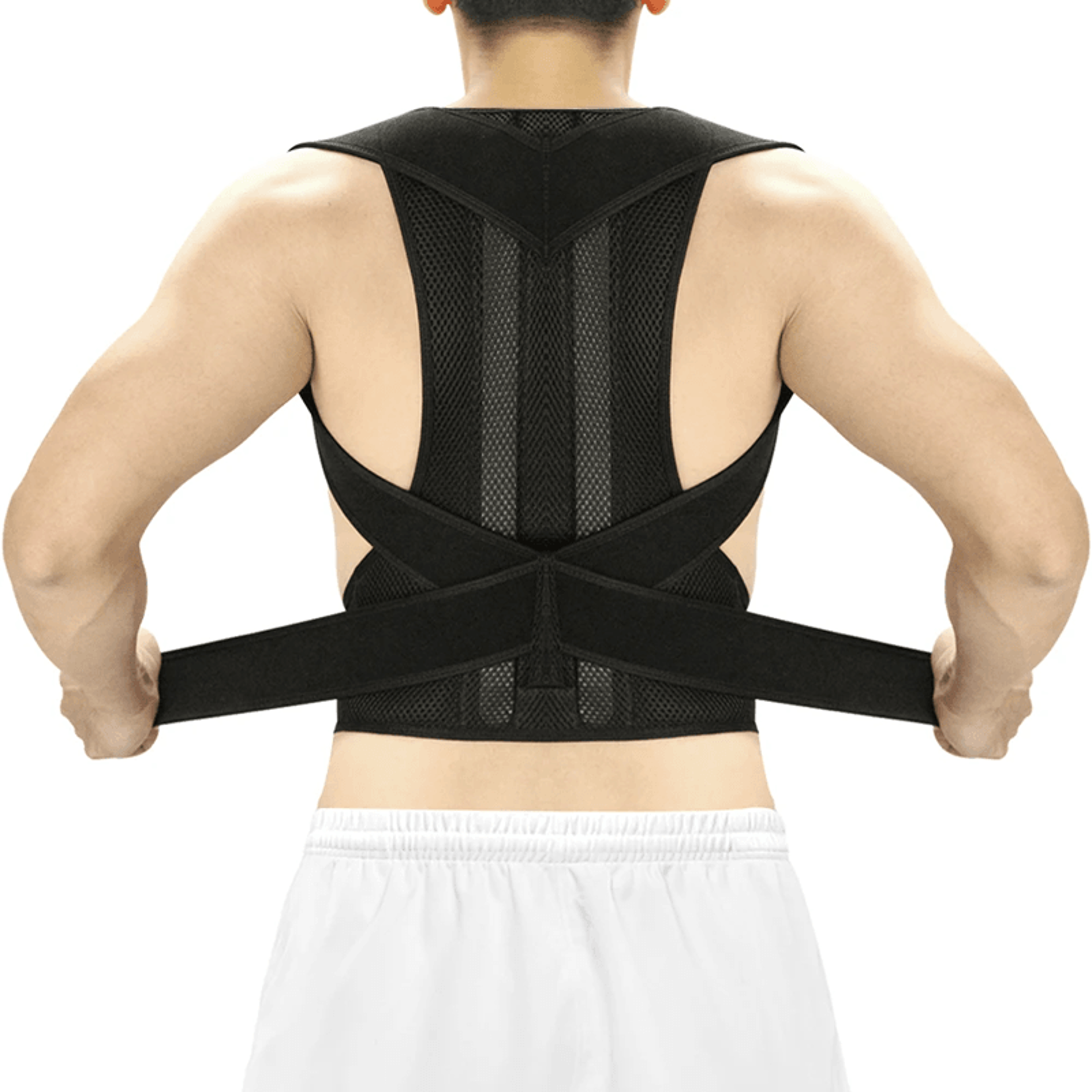 adjustable posture corrector back brace lumbar support belt for spine alignment