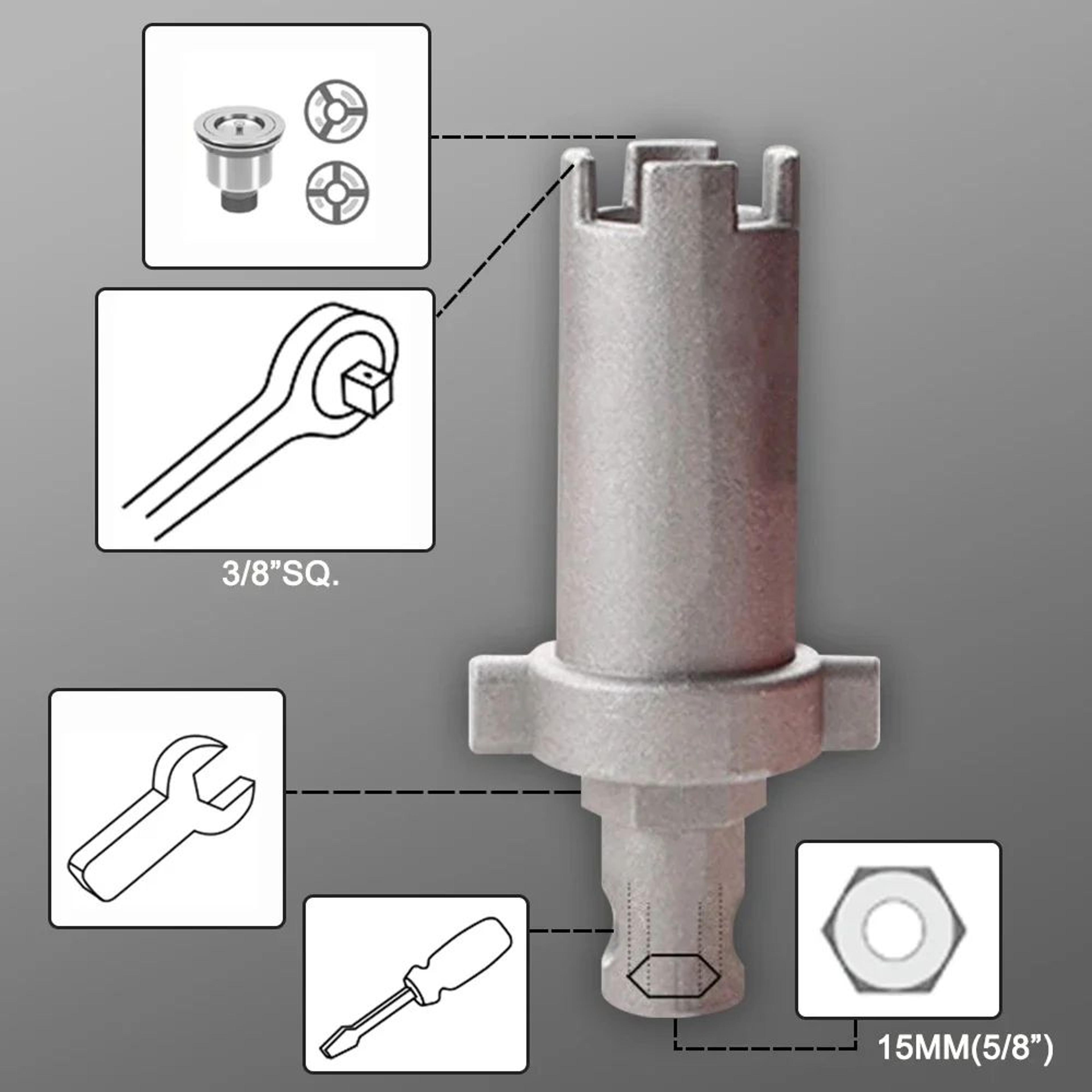 14 In 1 Faucet Sink Wrench Plumbing Installer Tool For Kitchen And Bathroom 2
