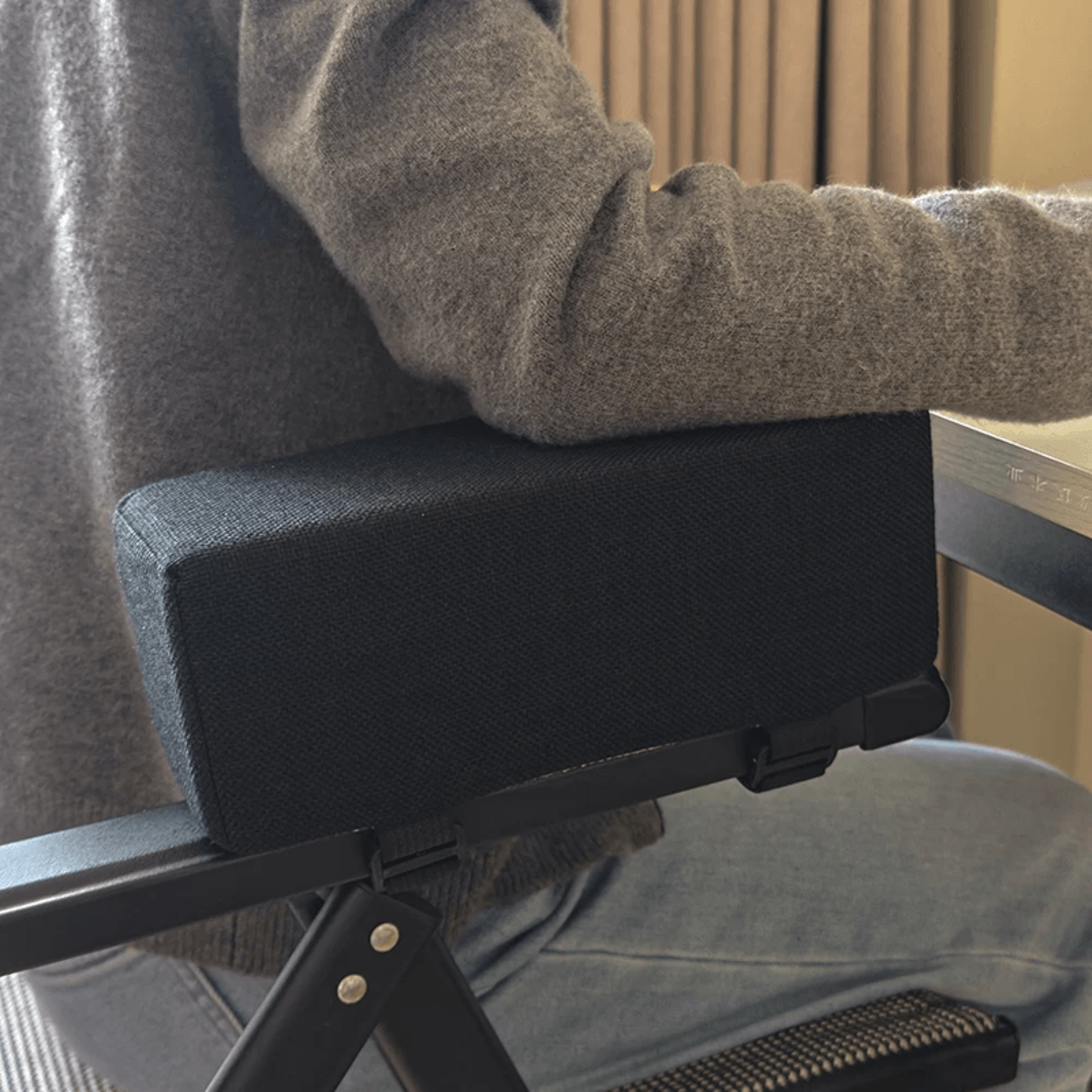 Memory Foam Office Chair Armrest Cushion Pads For Elbow Support 3