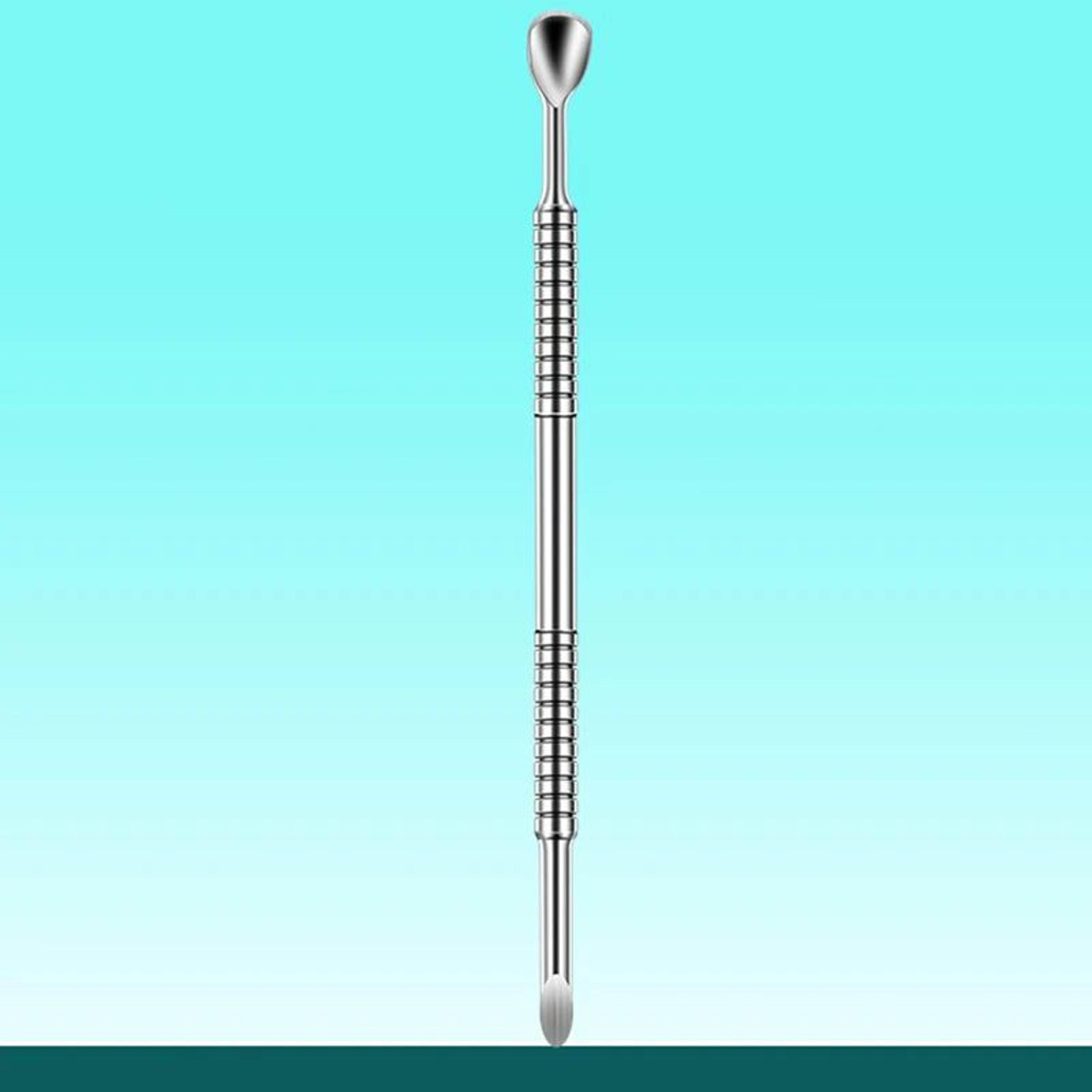 Stainless Steel Cuticle Pusher Double End Manicure Nail Tool 6