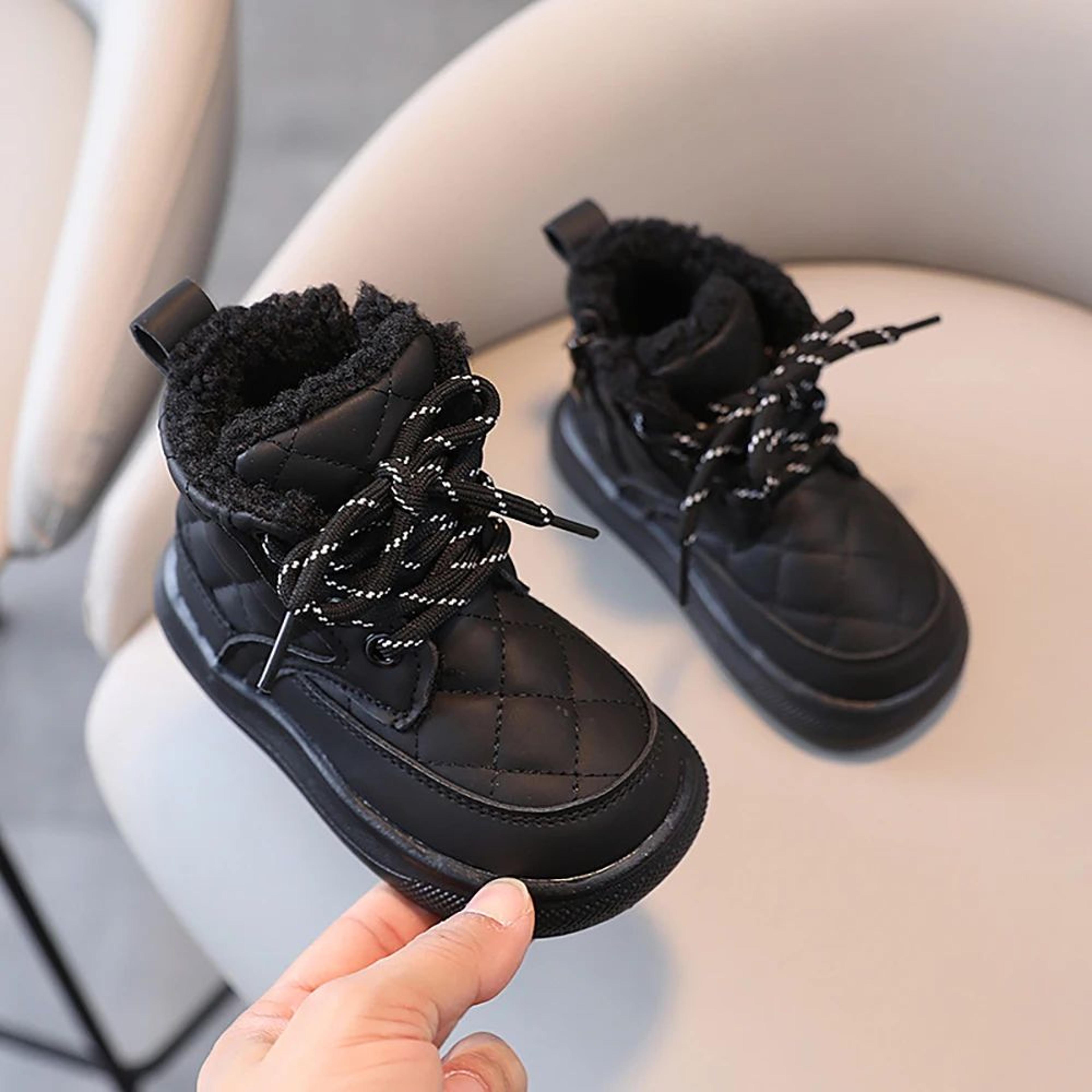 WarmNest Kids Winter Snow Boots Plush Lined Soft Sole Comfort 8