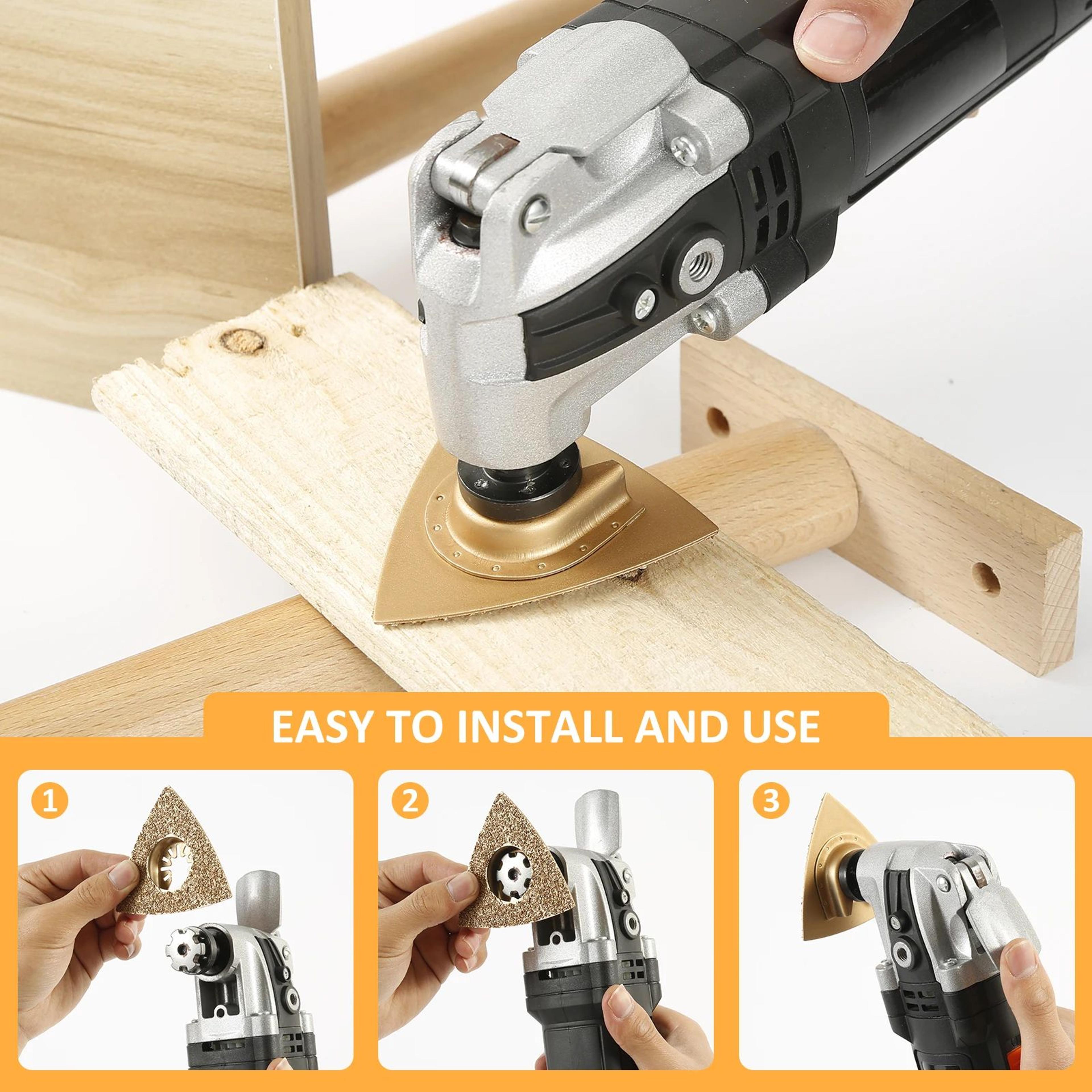 DiamondCut Oscillating Saw Blade Set For Tile And Multi Tool Precision 1