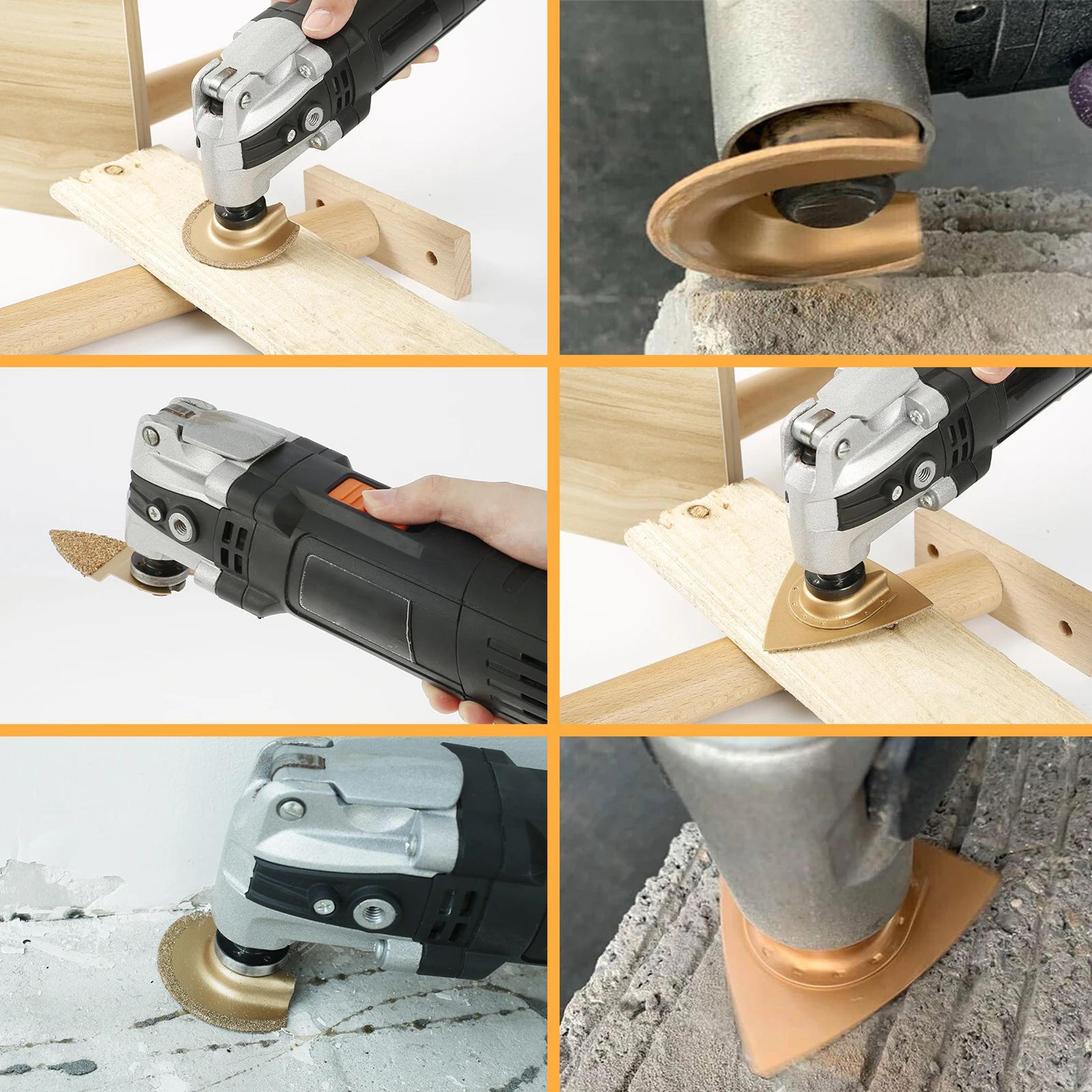 DiamondCut Oscillating Saw Blade Set For Tile And Multi Tool Precision 2