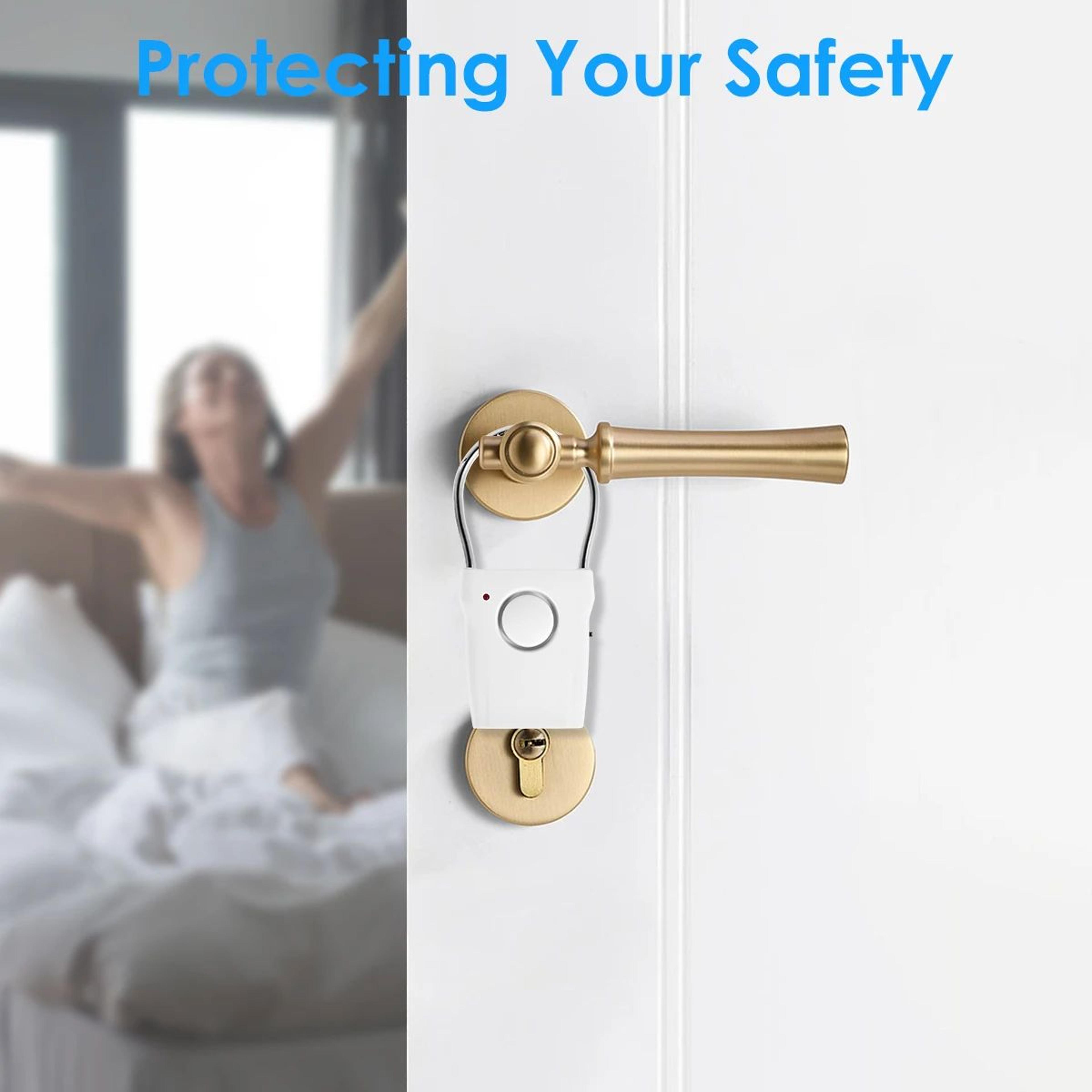 SecureAlert Door Handle Alarm With Loud Security Protection For Travel And Home 1