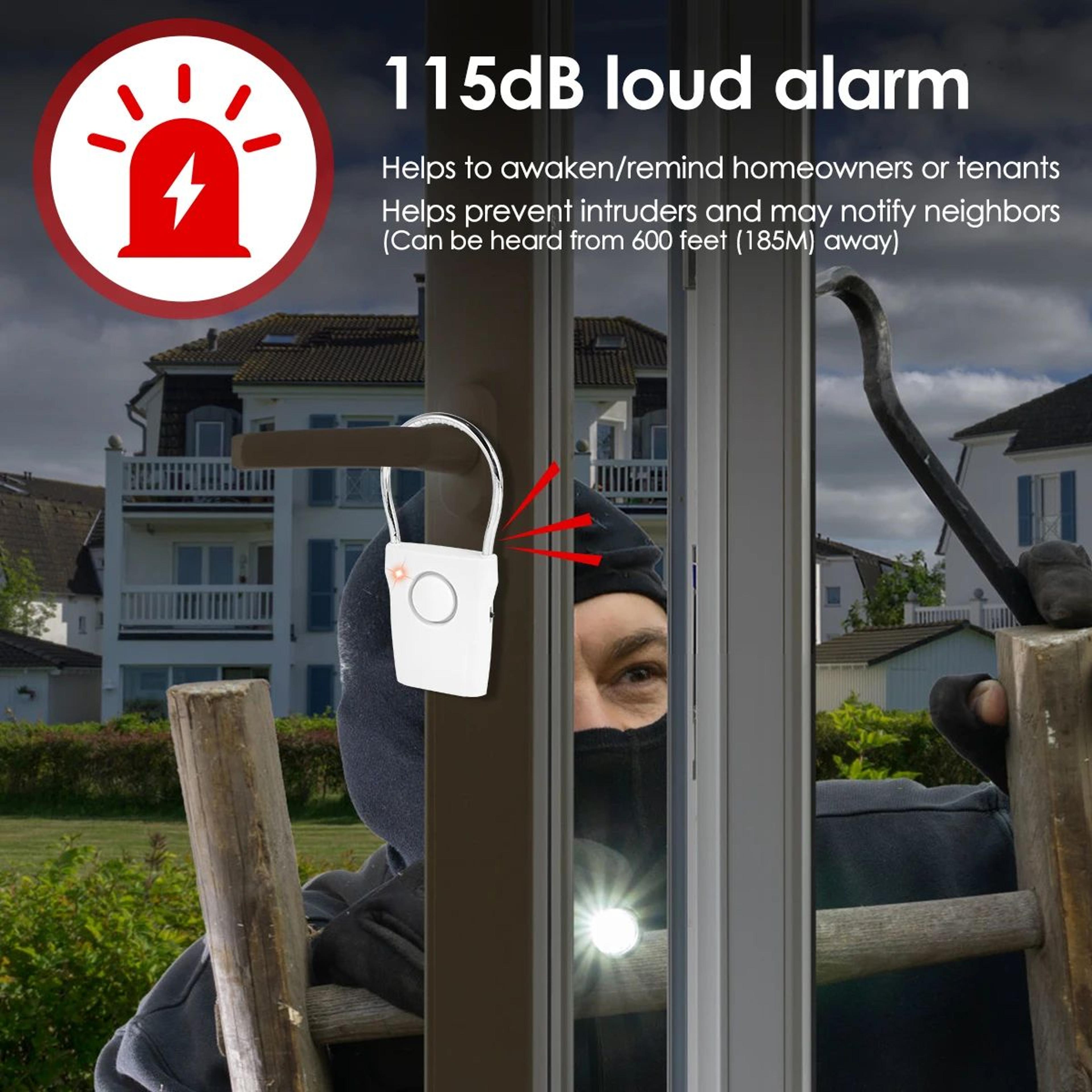 SecureAlert Door Handle Alarm With Loud Security Protection For Travel And Home 2