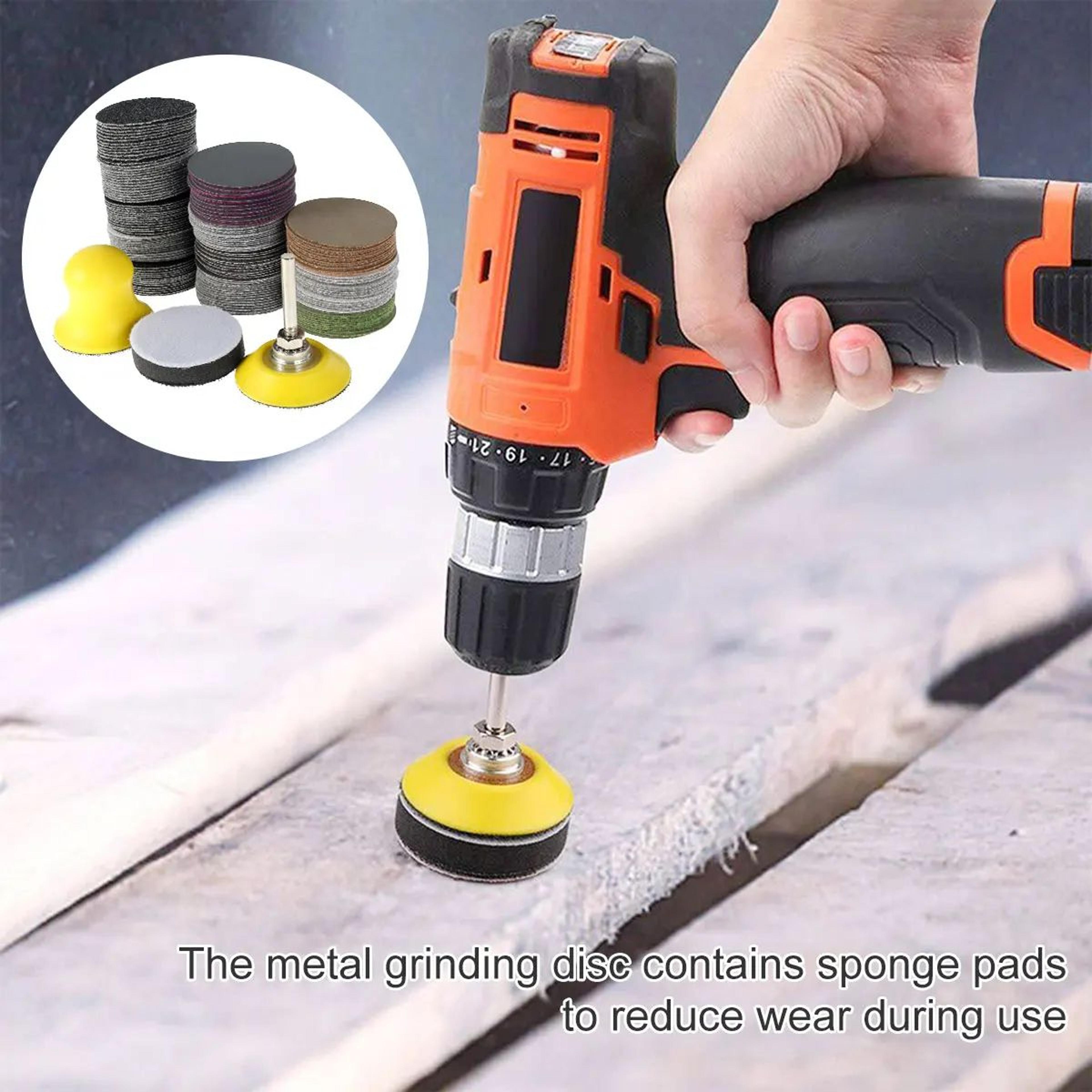 180 Piece Sanding Discs Kit Wet Dry Hook And Loop Sandpaper Set For Rotary Tools 1
