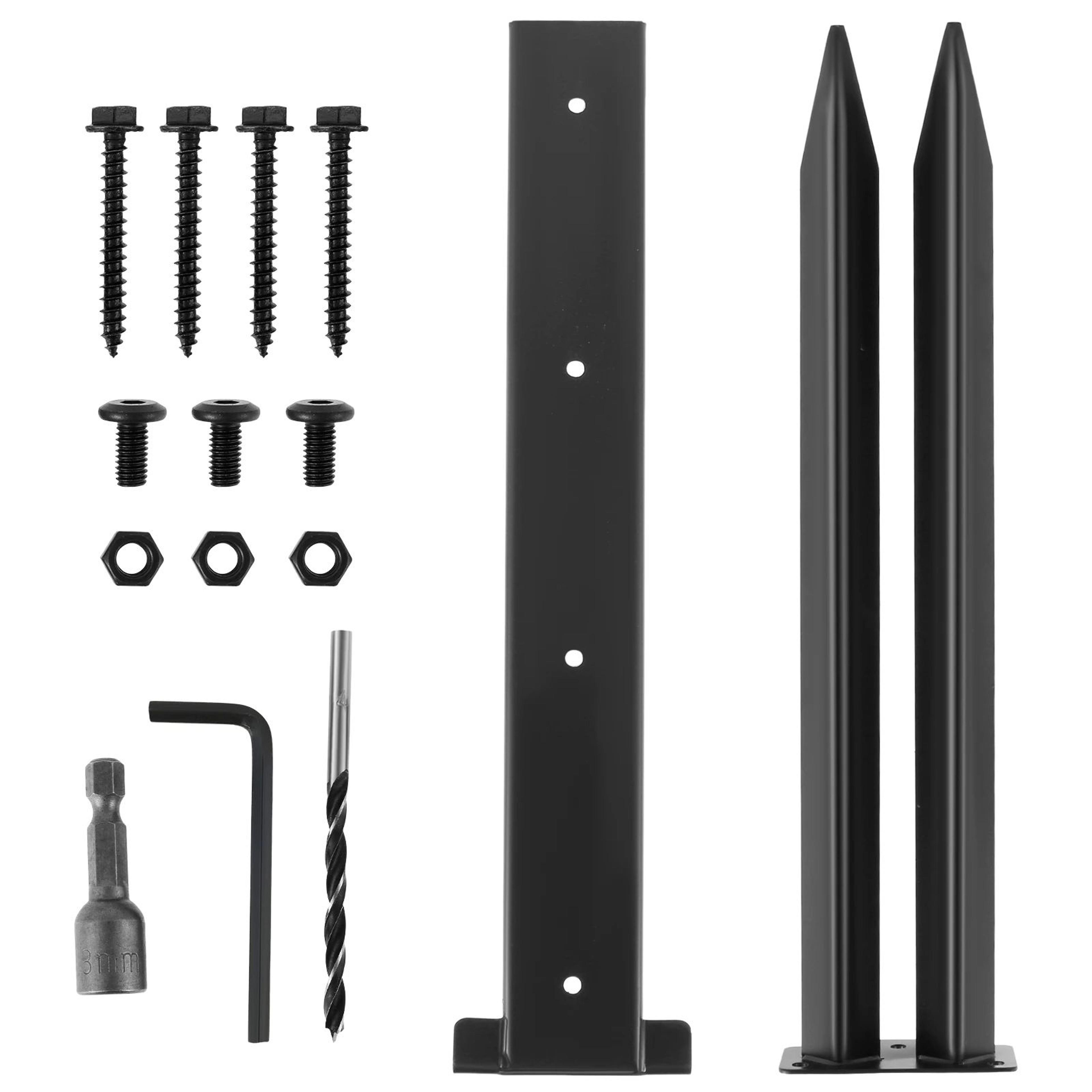 Heavy Duty Fence Post Repair Stake Ground Anchor For Fixing Broken And Tilted Posts 7
