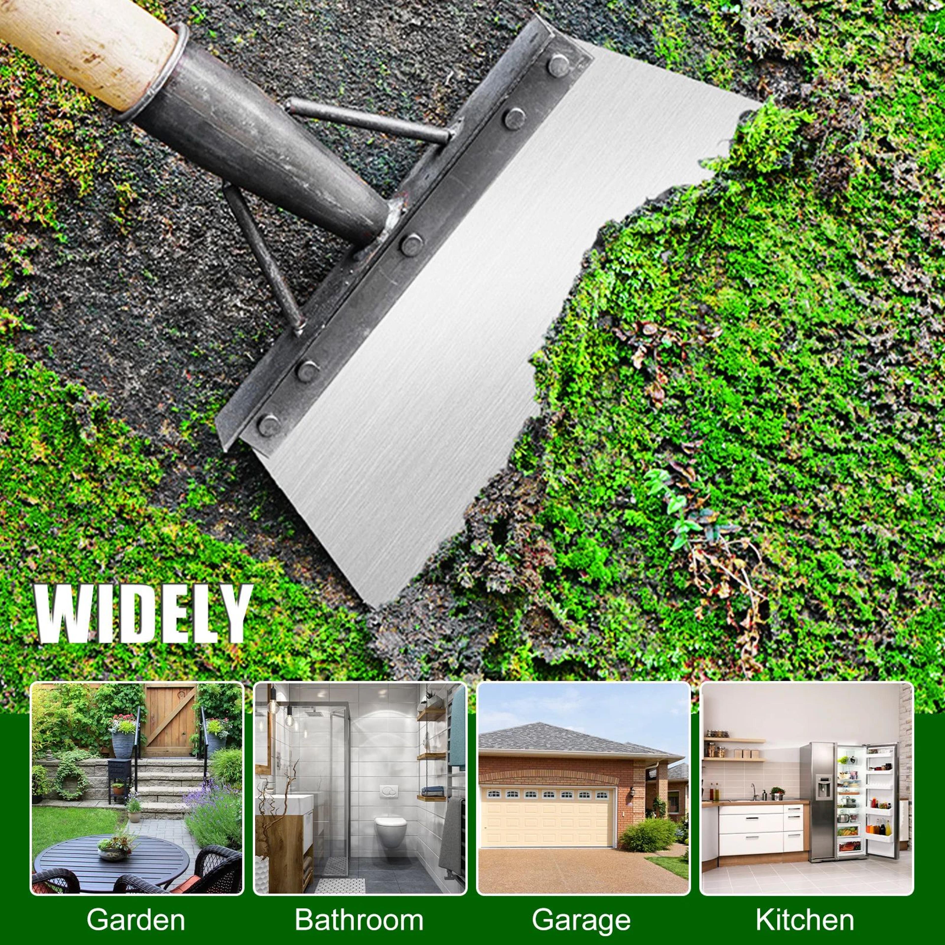 Heavy Duty Garden Shovel Steel Spade For Digging Weeding And Soil Cleaning 1