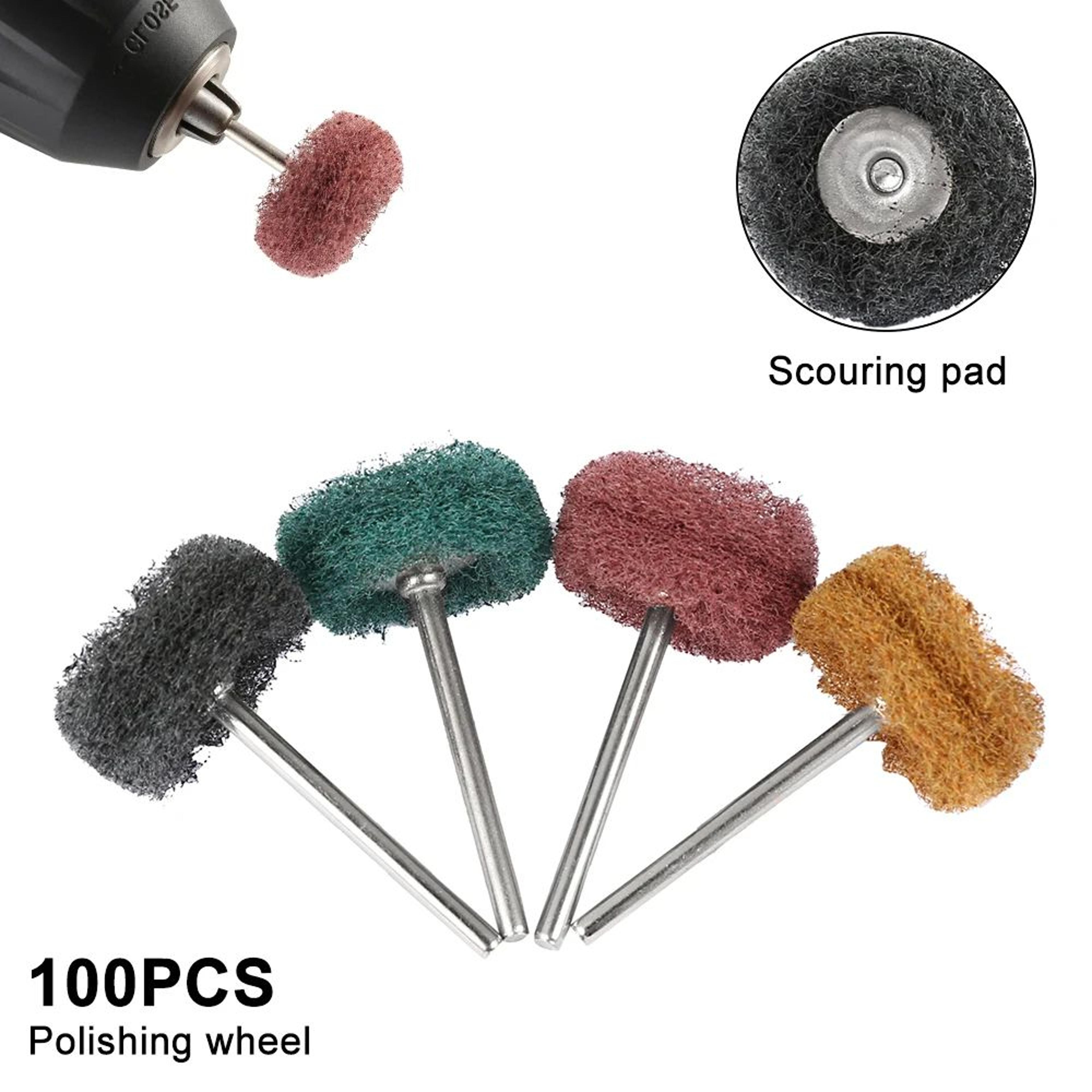 Abrasive Nylon Brush Set For Drill Cleaning Polishing And Surface Finishing 4