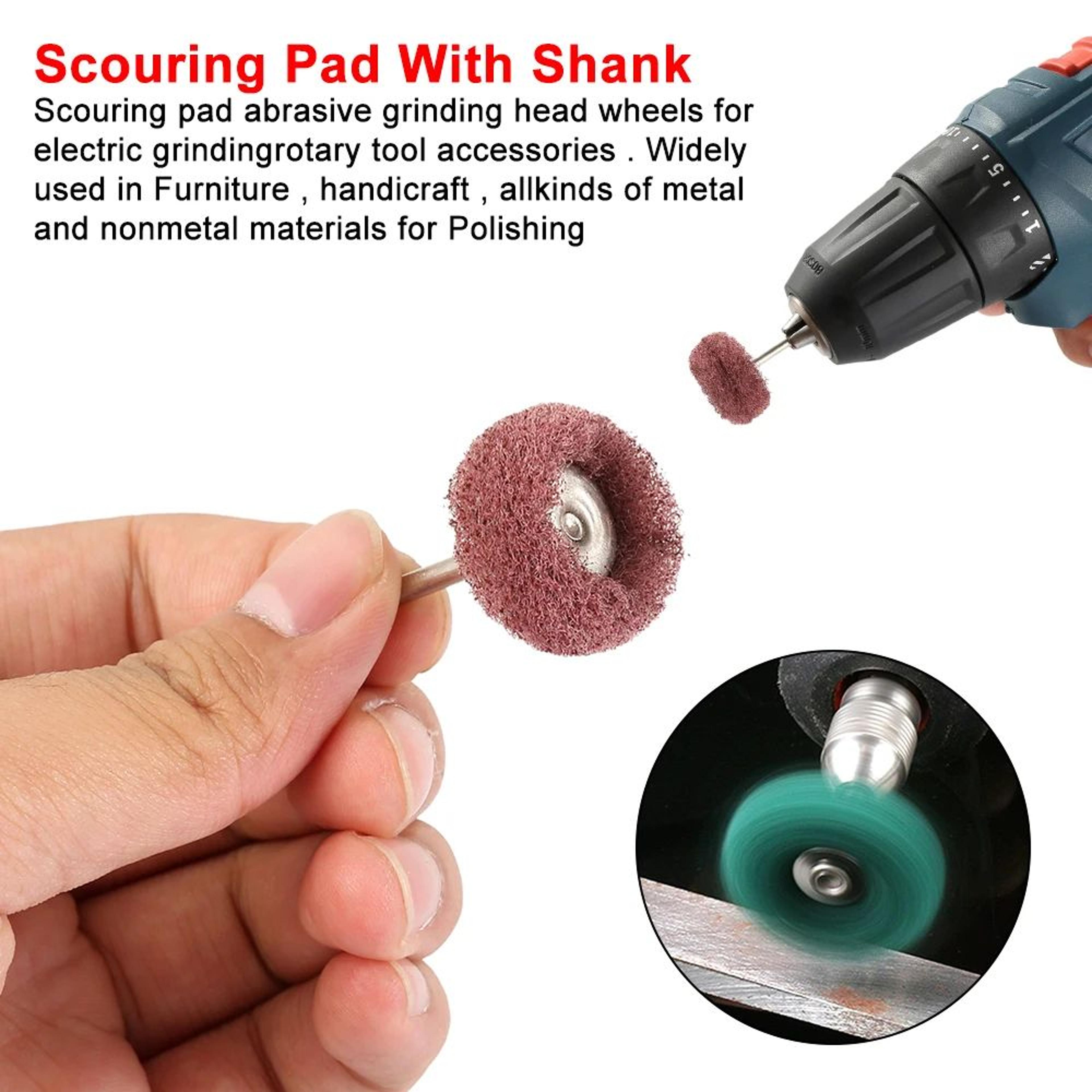 Abrasive Nylon Brush Set For Drill Cleaning Polishing And Surface Finishing 5