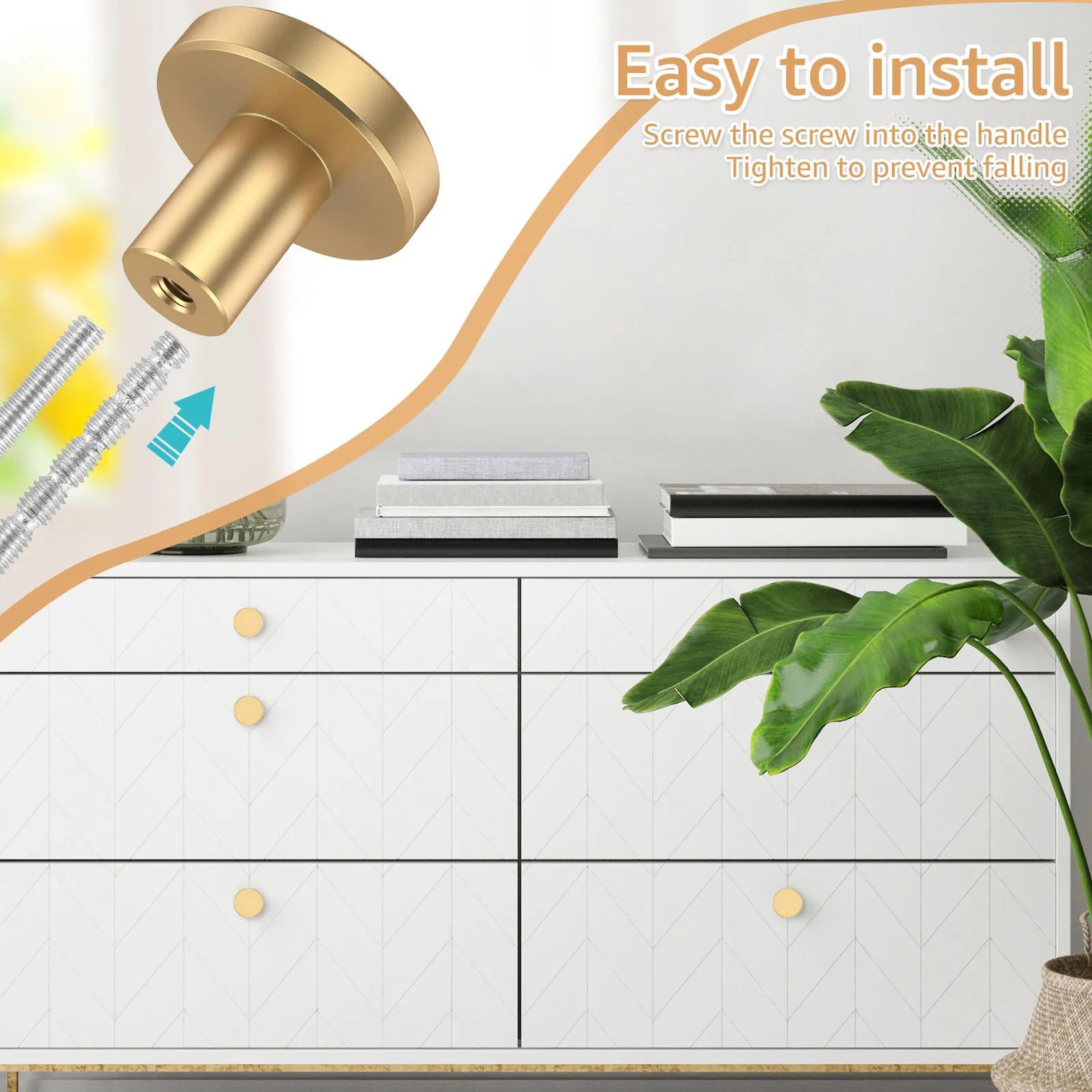 Modern Aluminum Cabinet Knobs Set Drawer Pull Handles For Kitchen Furniture Upgrade 2