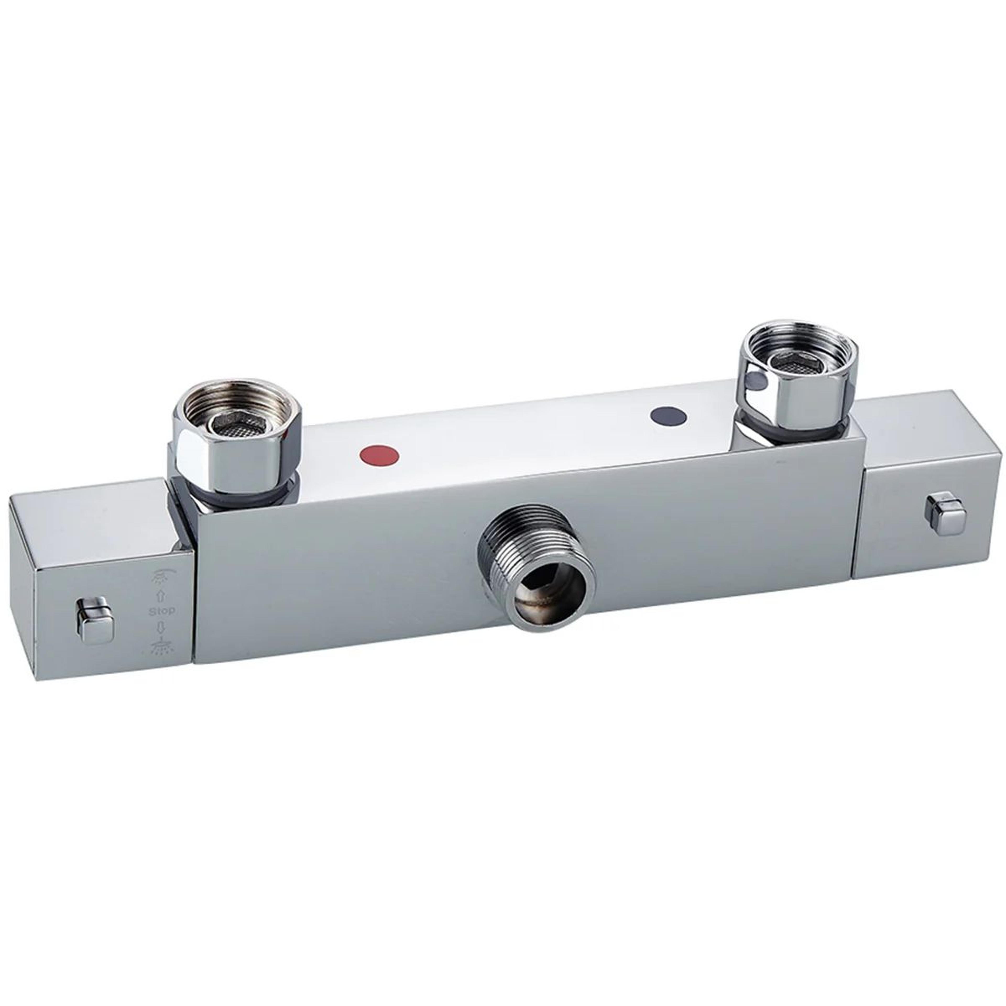Thermostatic Shower Mixer Valve Wall Mounted Stainless Steel Faucet 6