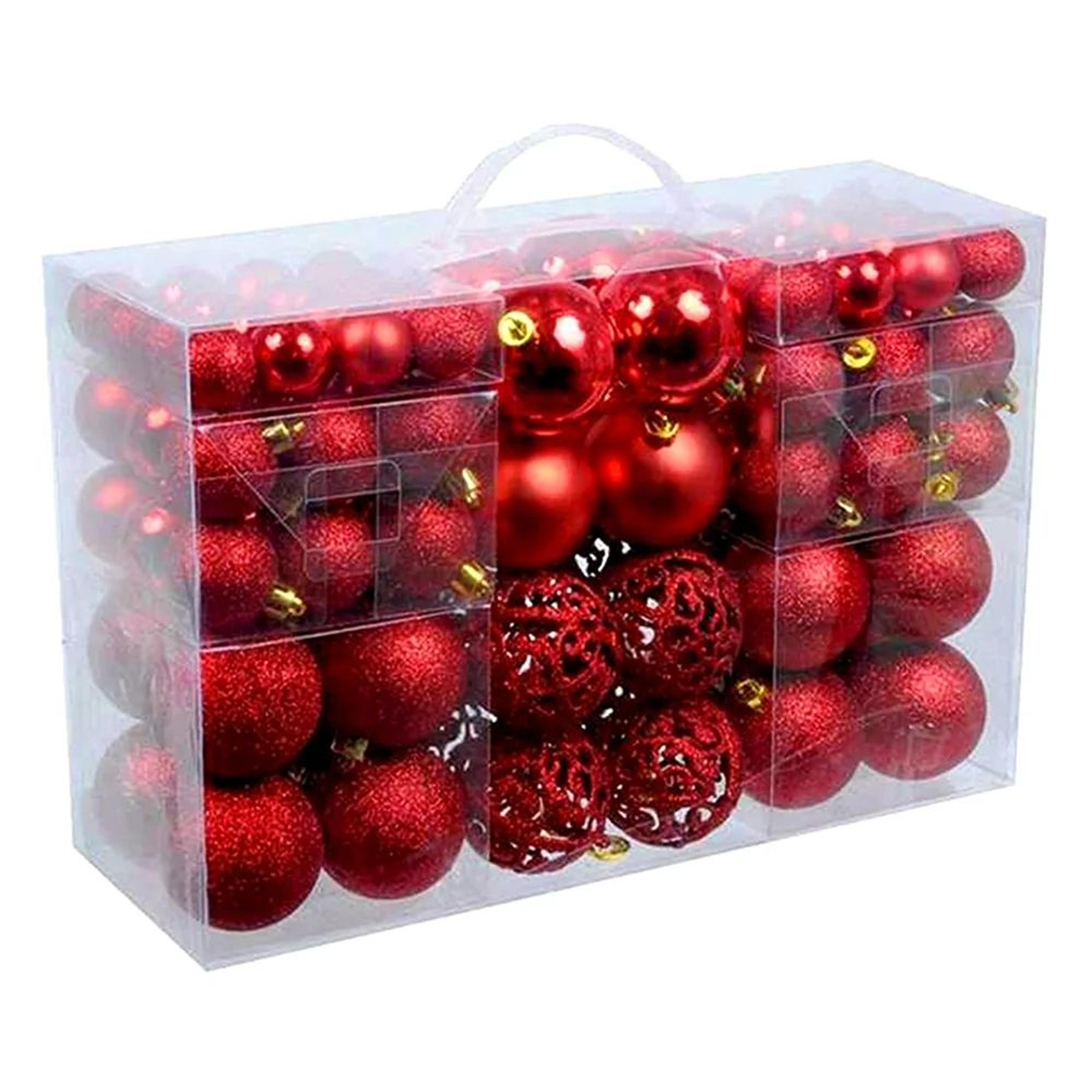 100 Piece Shatterproof Christmas Ball Ornaments Set For Tree Decoration 7