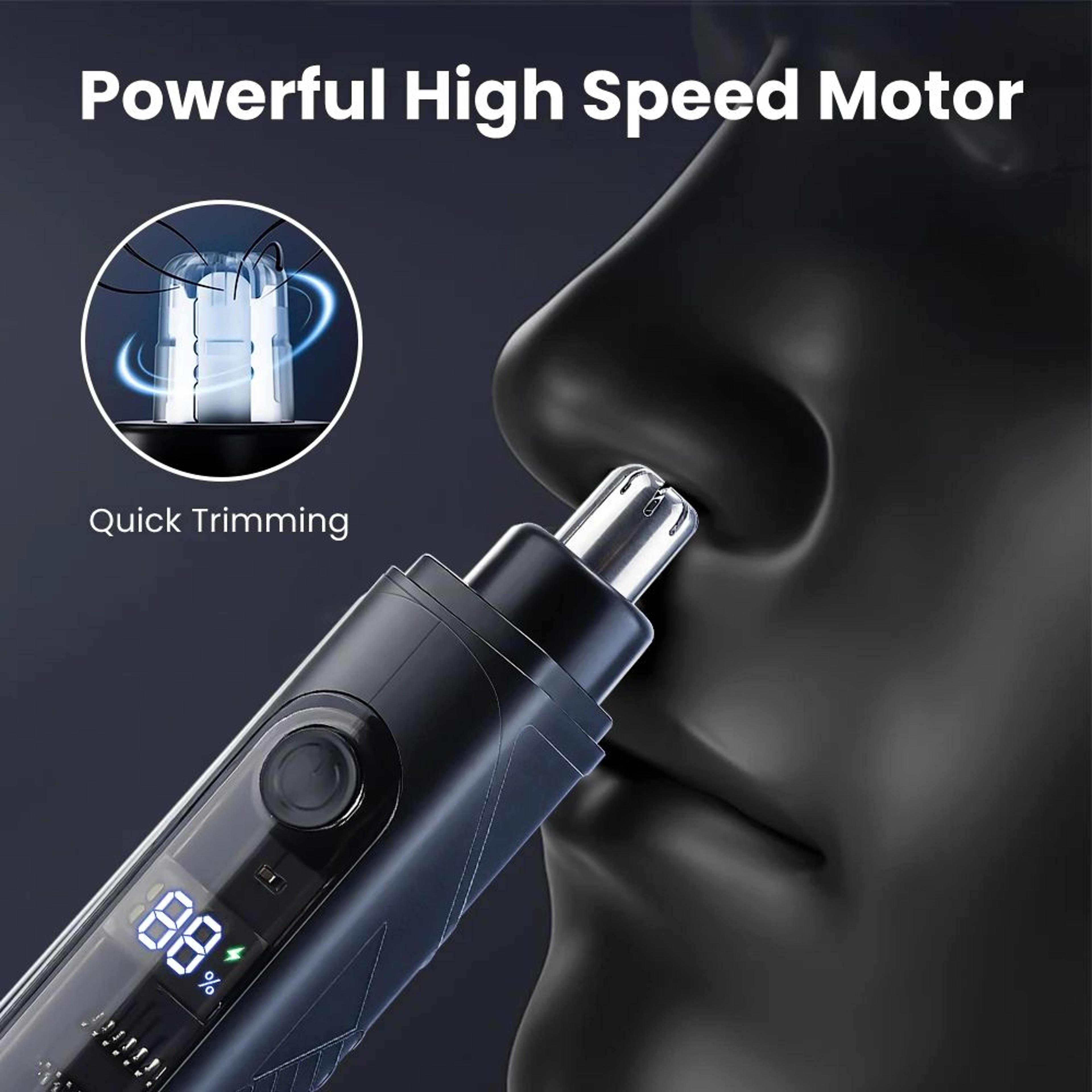 Rechargeable Nose Hair Trimmer Portable Facial Grooming Tool For Men 1
