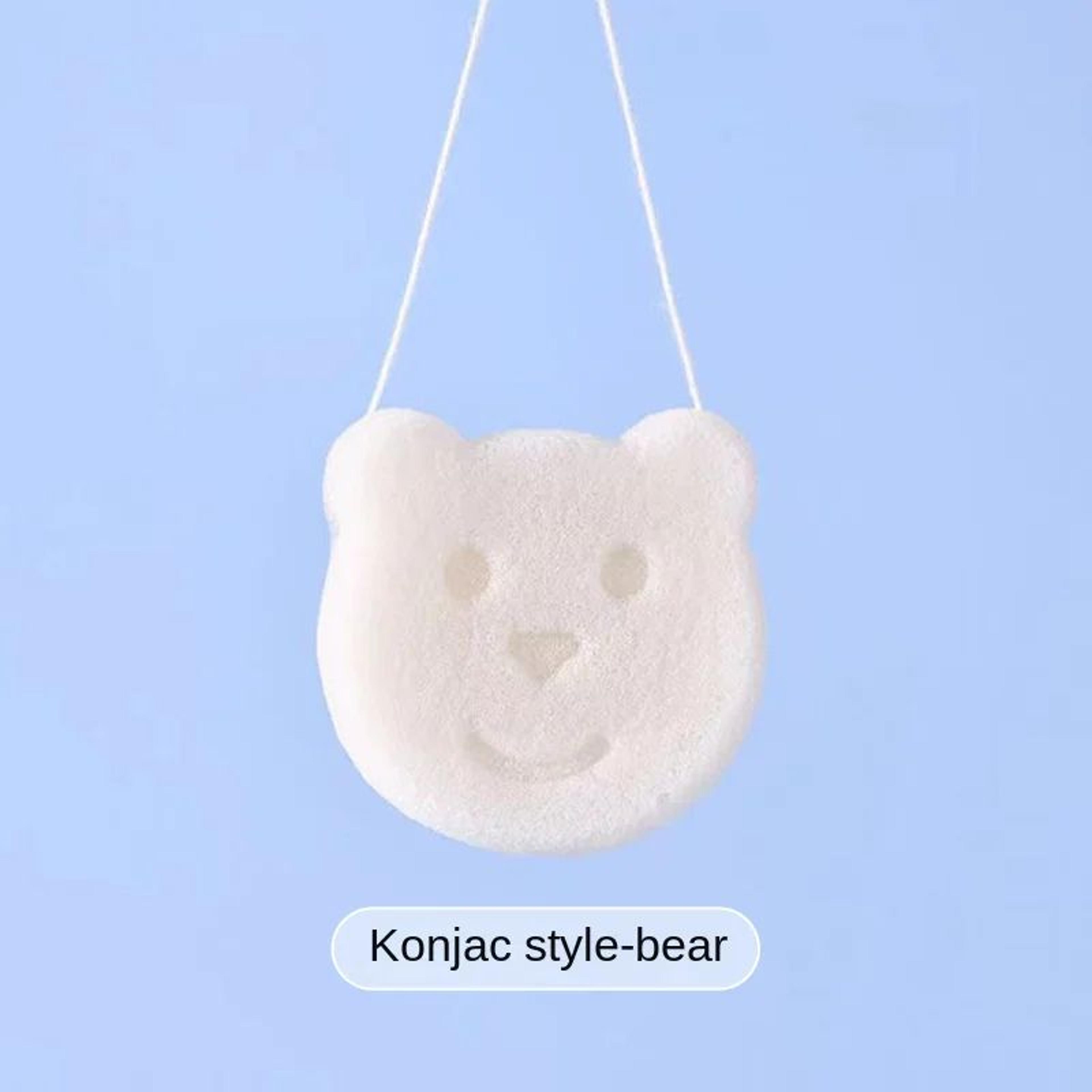 Gentle Konjac Baby Bath Sponge Soft Natural Infant Wash Sponge 3