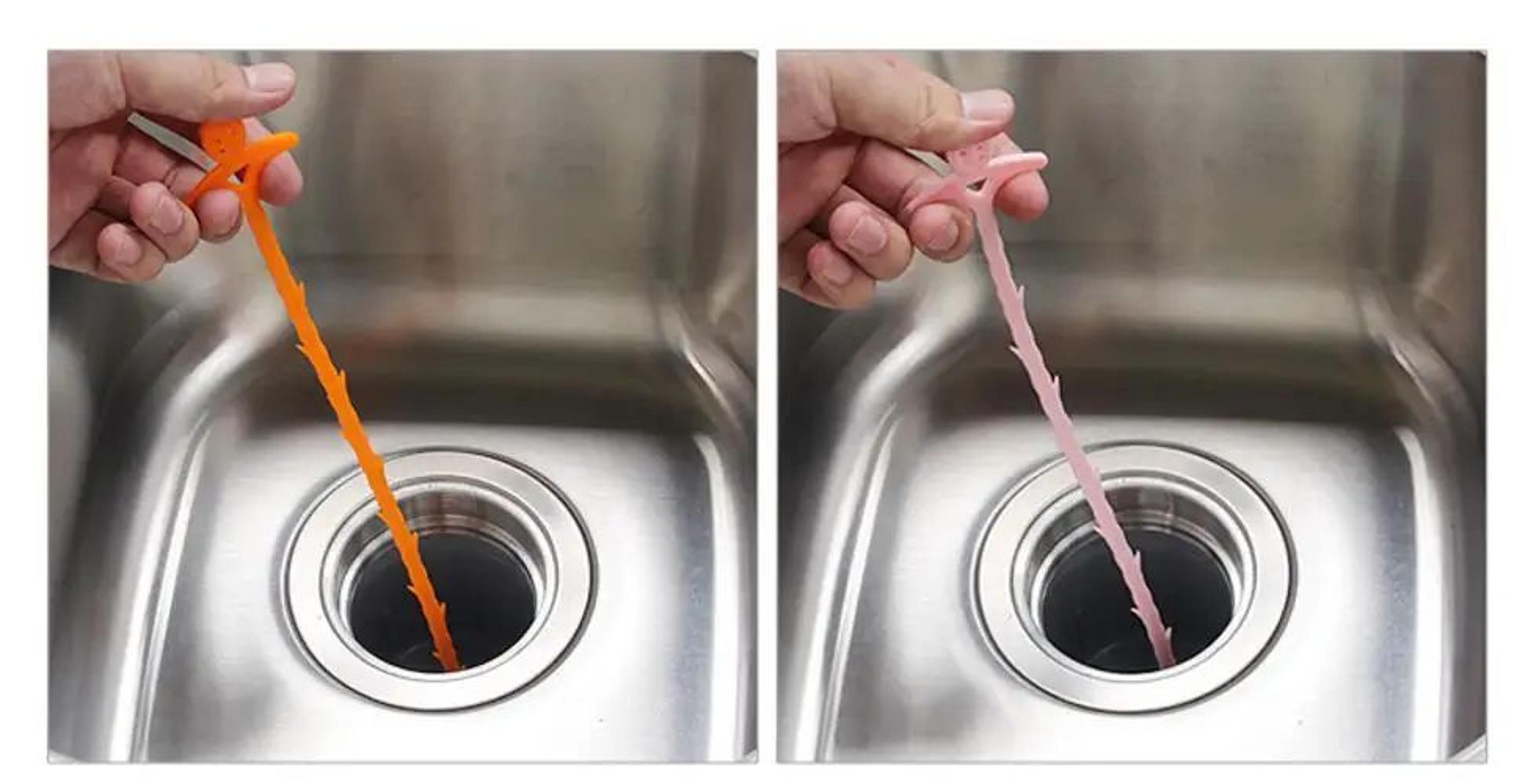 Drain Cleaner Tool Set Sink Drain Snake Hair Removal Tool 10