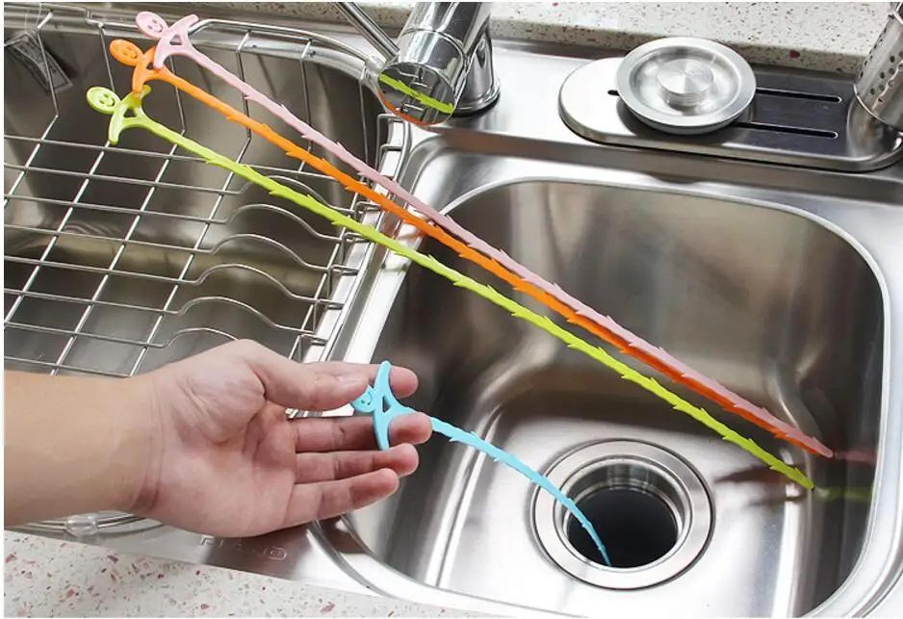 Drain Cleaner Tool Set Sink Drain Snake Hair Removal Tool 8