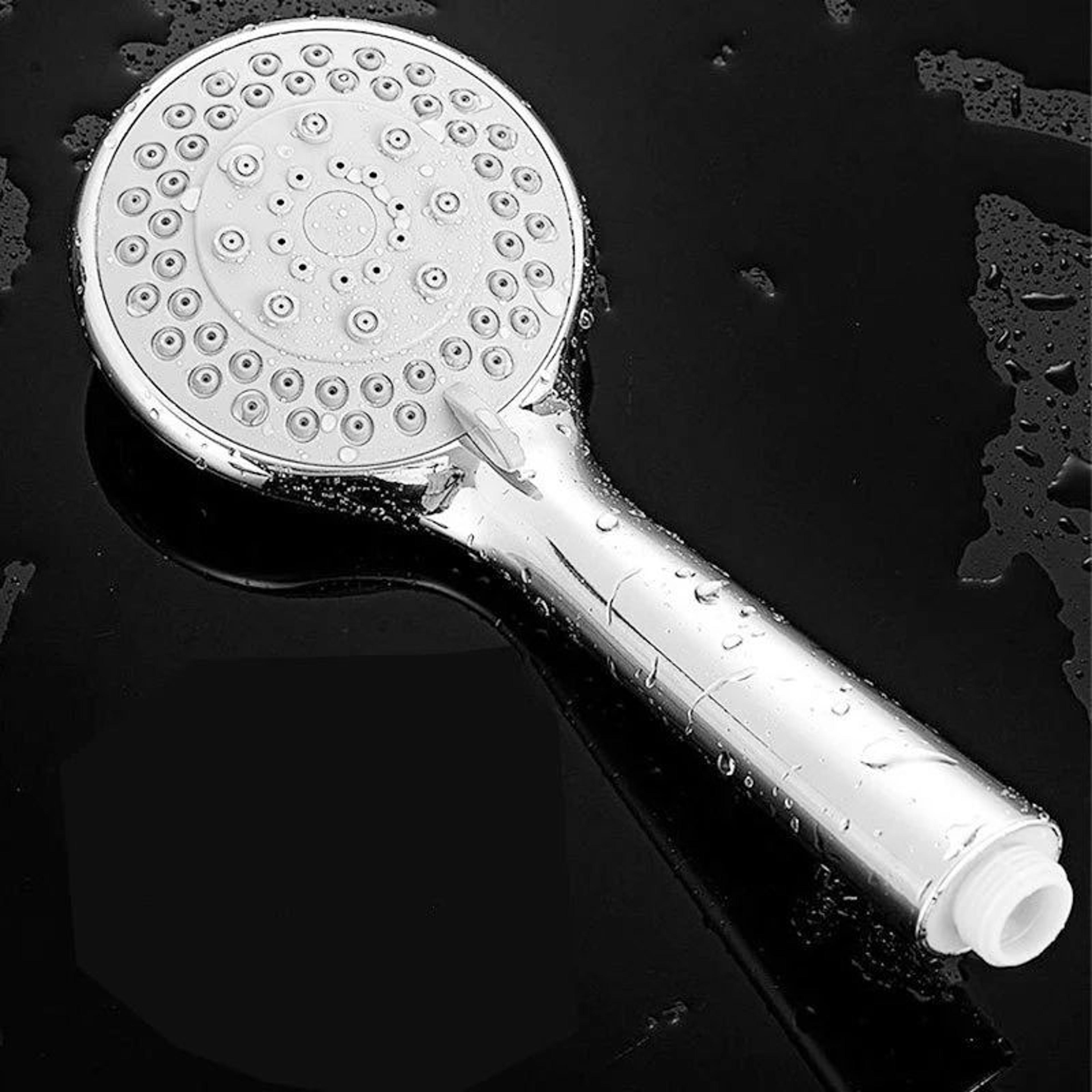 High Pressure Handheld Shower Head 5 Mode Adjustable Large Water Outlet 2