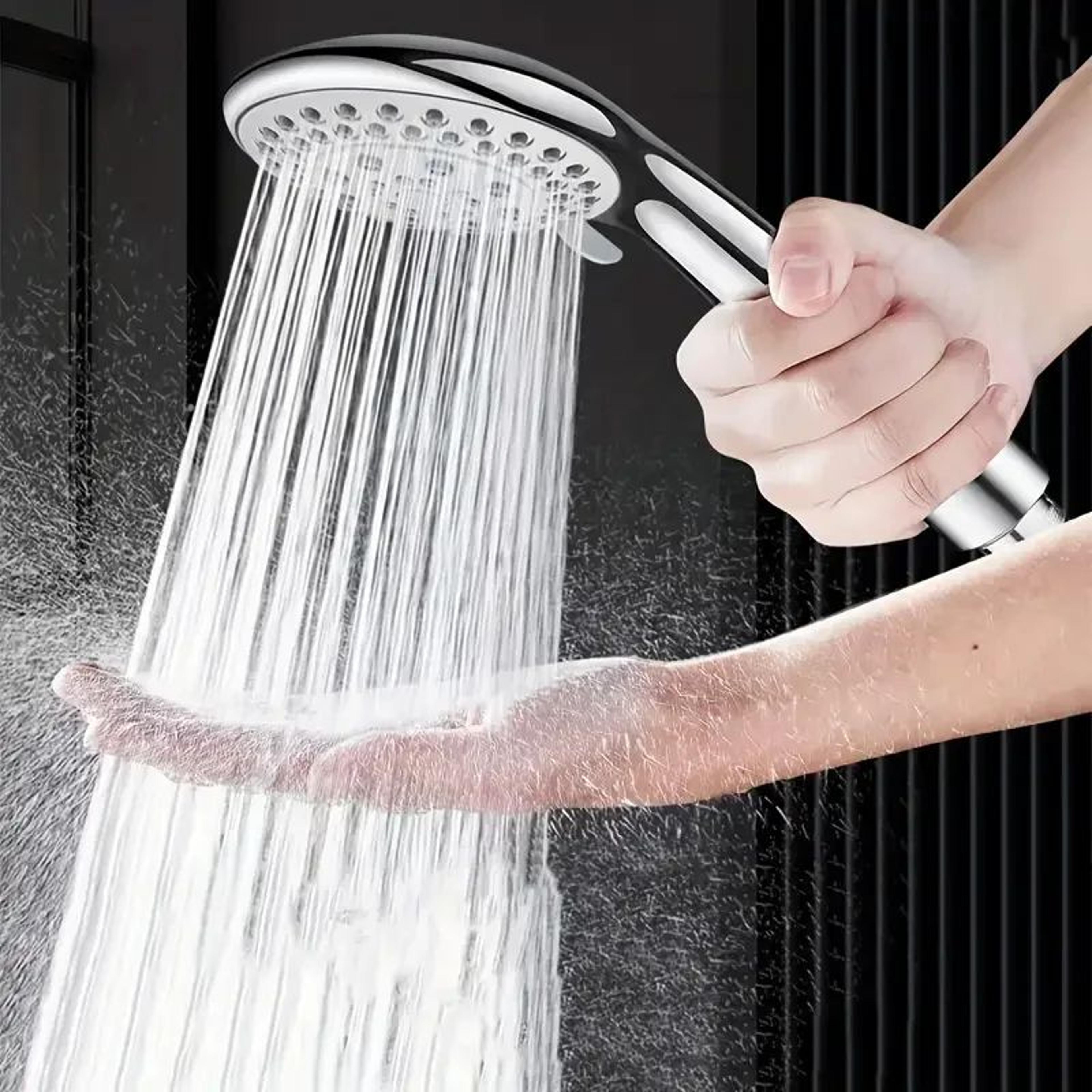 High Pressure Handheld Shower Head 5 Mode Adjustable Large Water Outlet 5