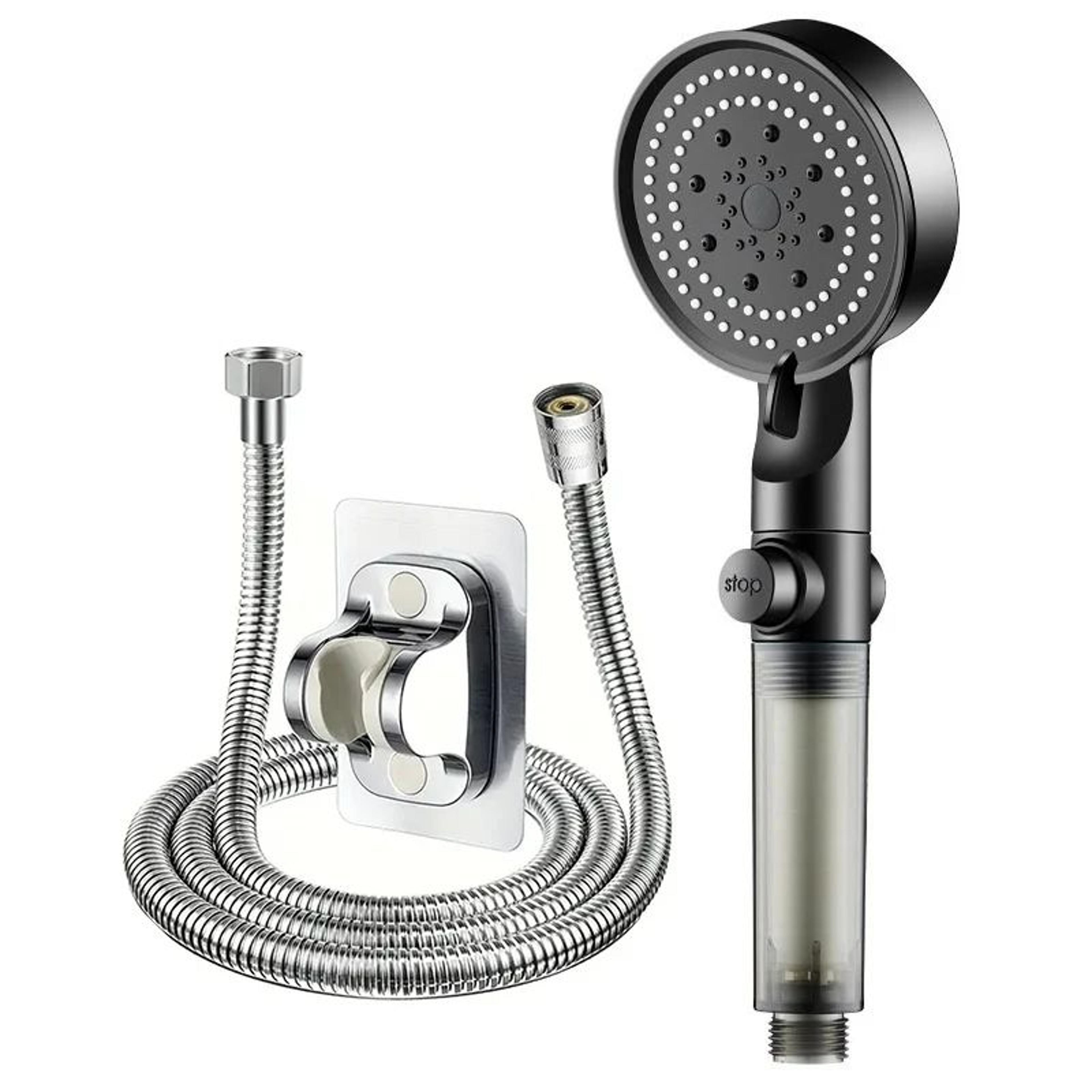 High Pressure Filter Shower Head 5 Mode Water Purifying Shower Set 9