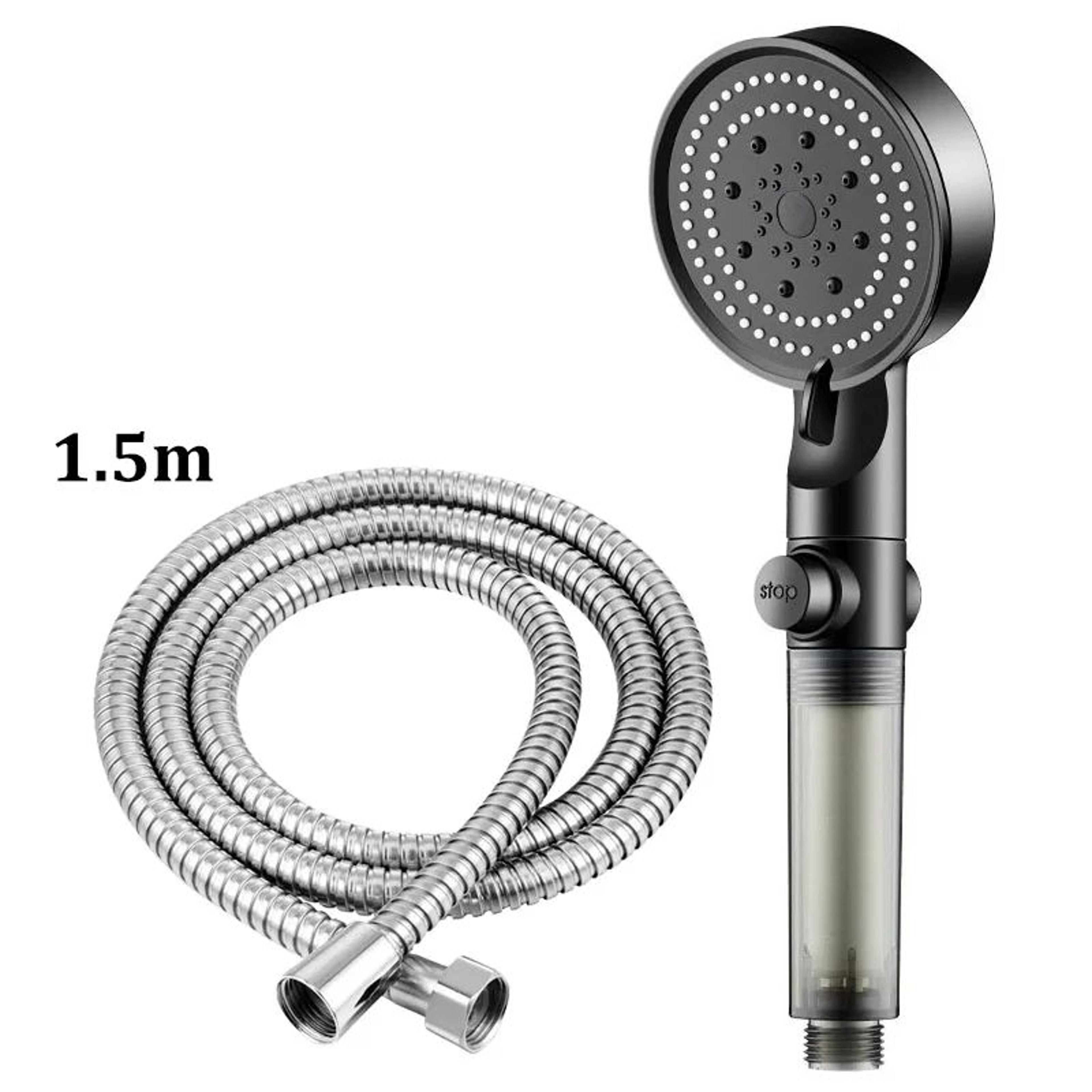 High Pressure Filter Shower Head 5 Mode Water Purifying Shower Set 7