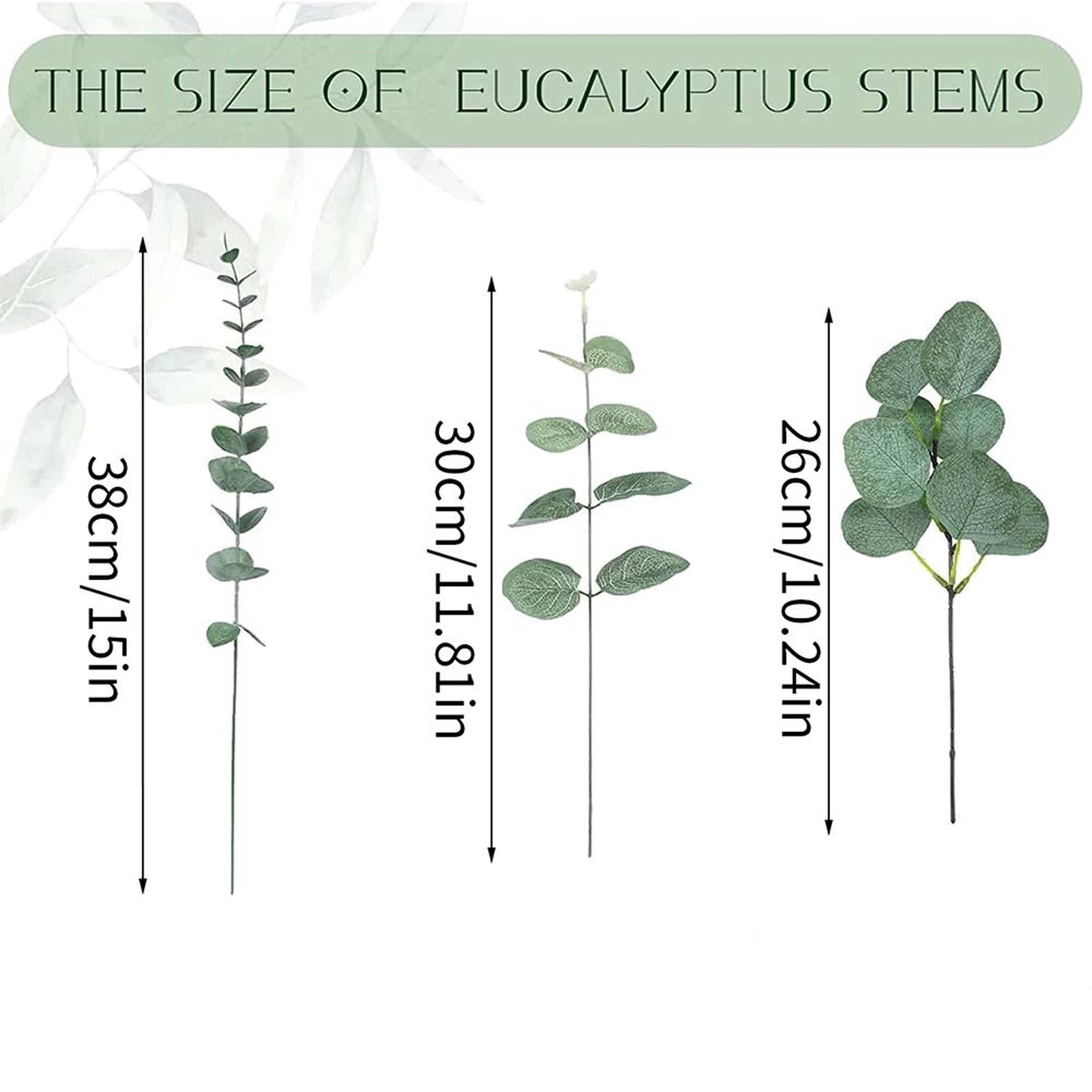 Artificial Eucalyptus Stems Realistic Greenery Decor For Home And Wedding Arrangements 3