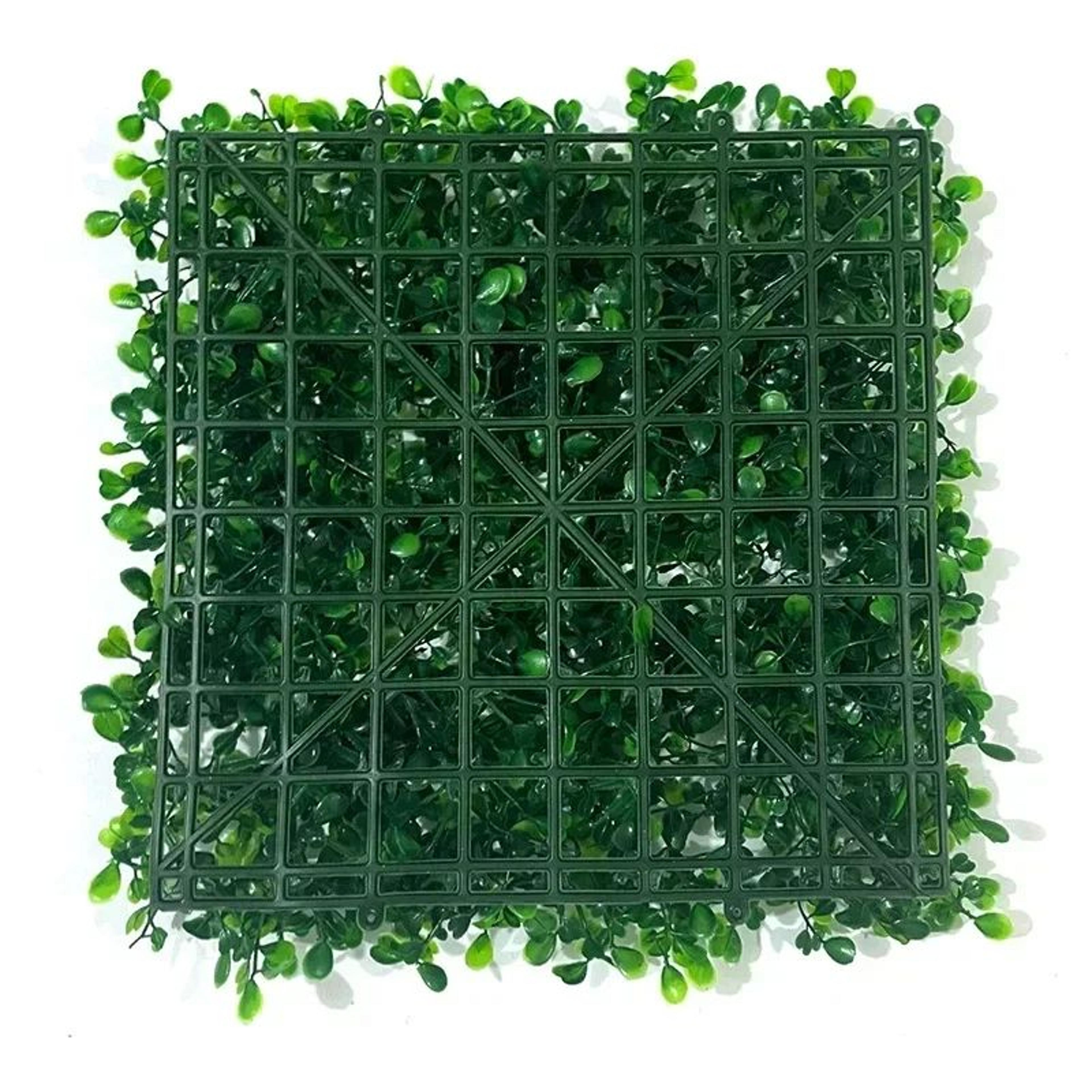 Artificial Boxwood Hedge Wall Panels UV Protected Greenery Privacy Decor Set 6