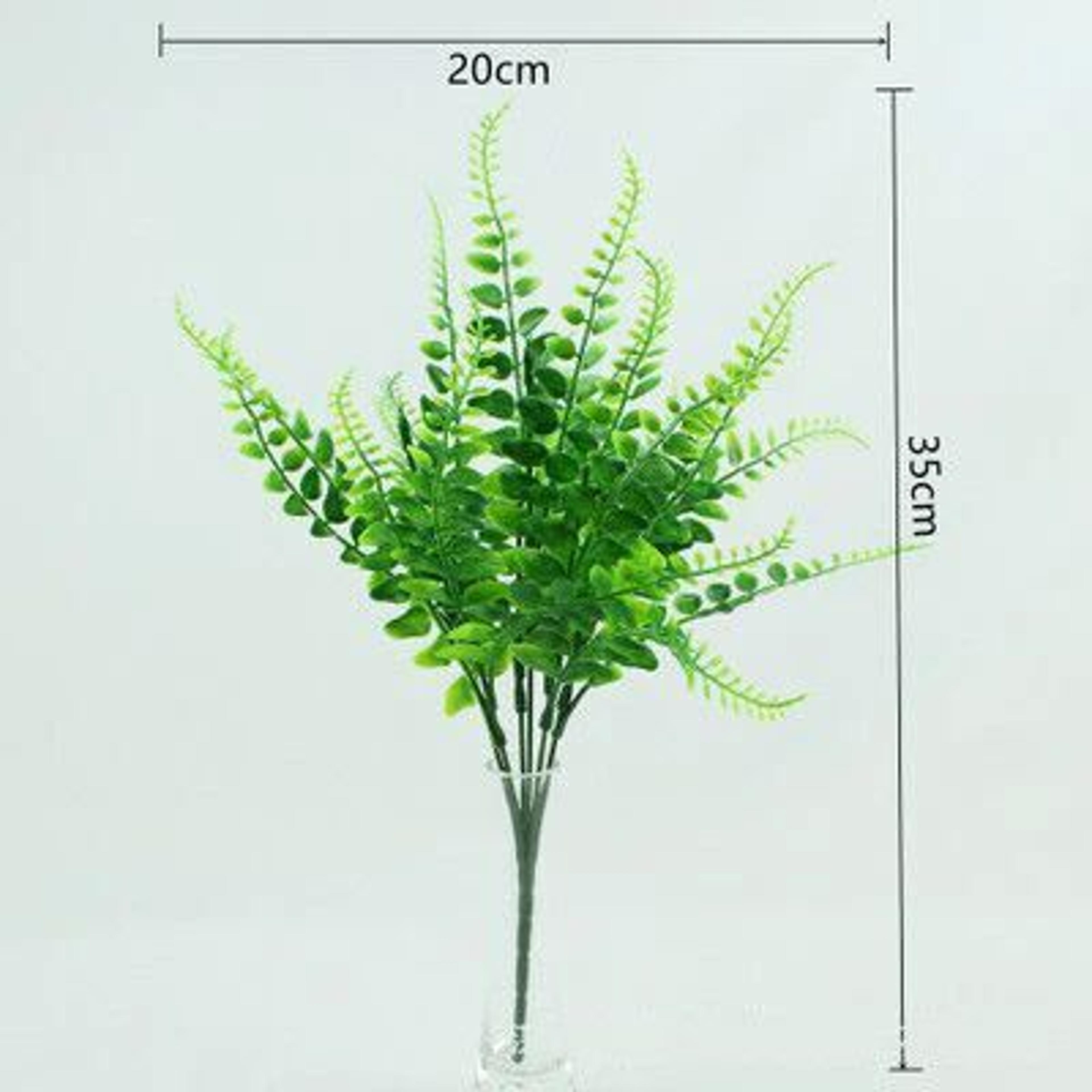 Artificial Fern Plants Realistic Greenery For Home And Outdoor Decor 25