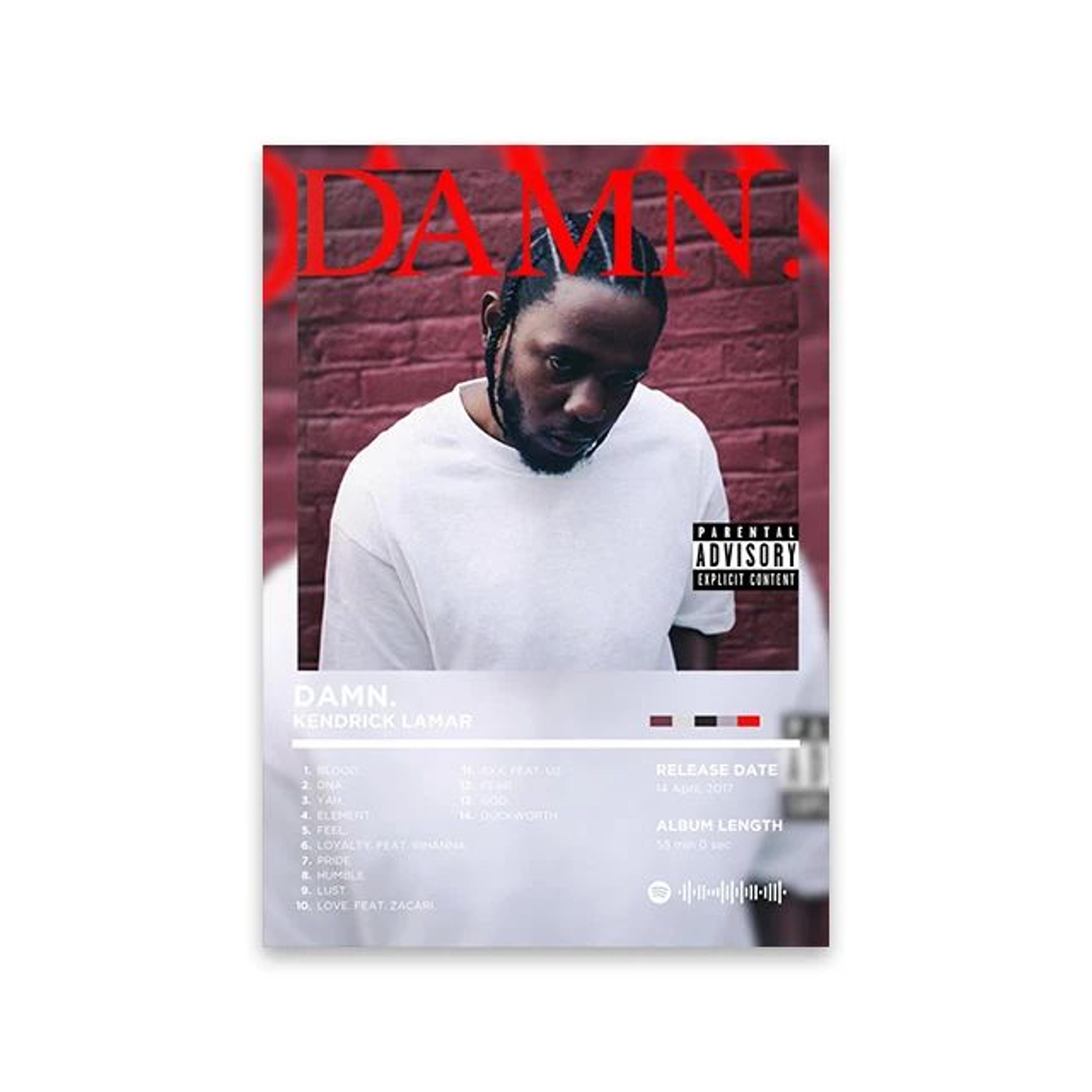 Rapper Album Cover Poster Music Canvas Wall Art For Room Decor 2