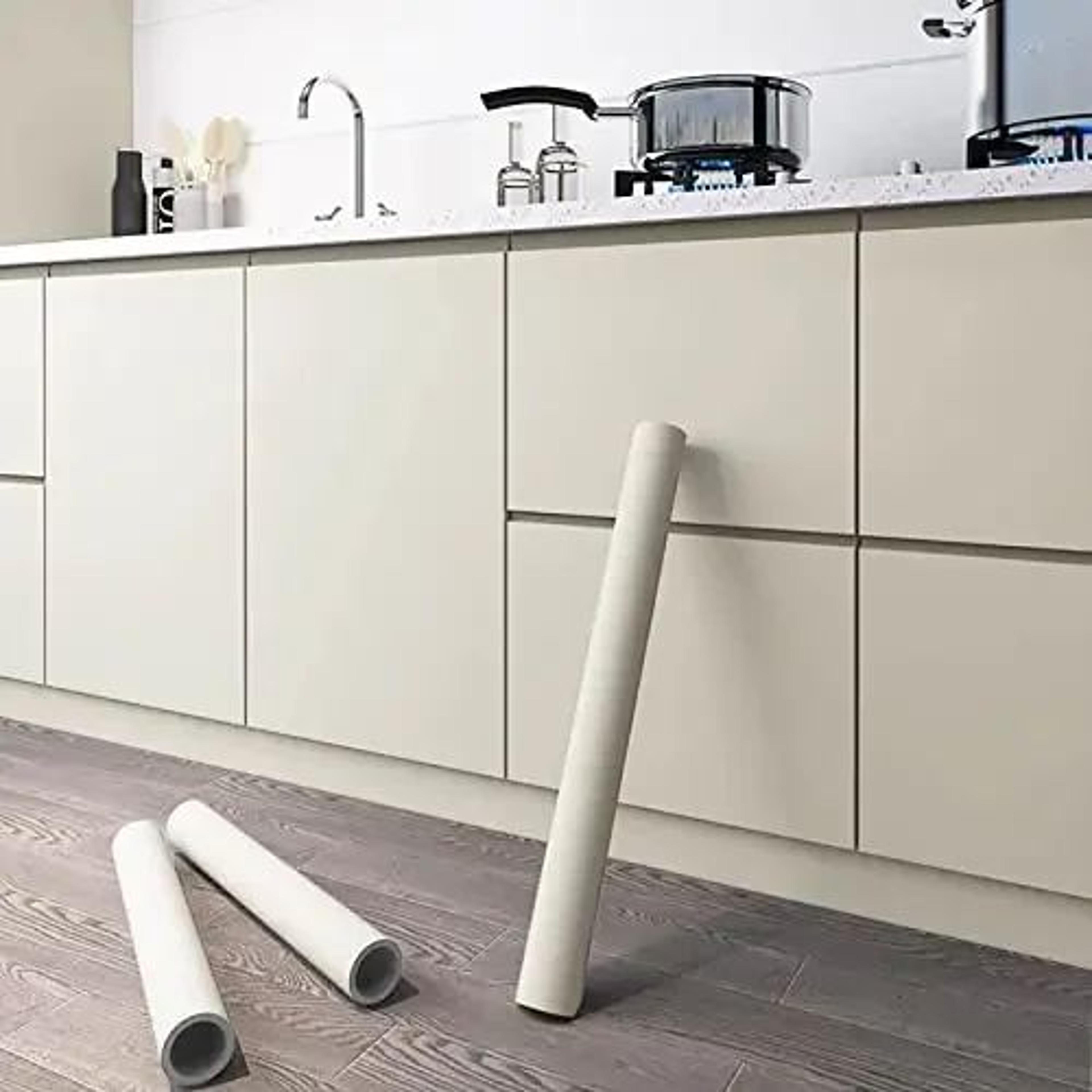 Waterproof Kitchen Oil Proof Wallpaper Self Adhesive Cabinet Contact Paper Roll 11