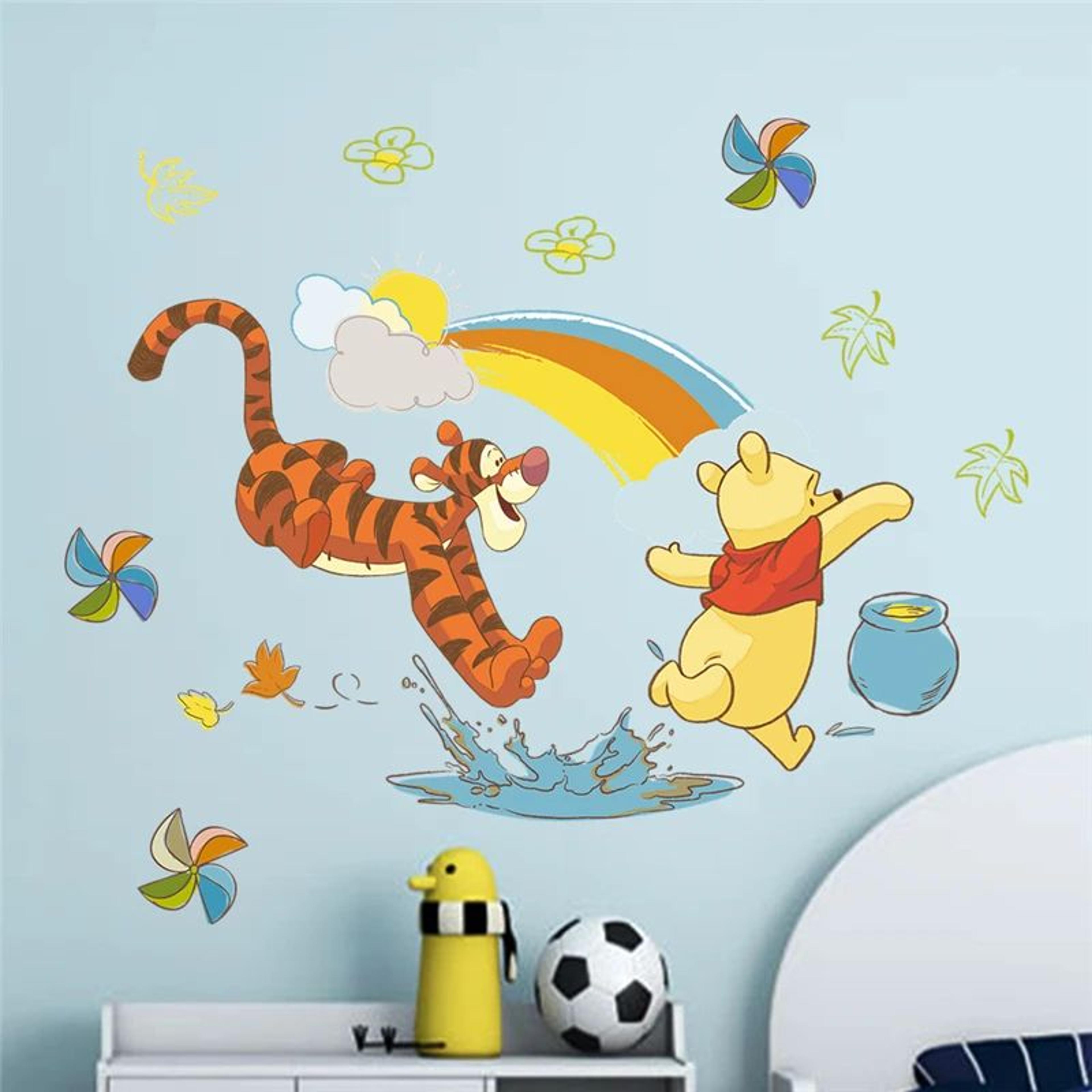 Cartoon Bear Wall Sticker For Kids Room Bedroom And Nursery Decor 17