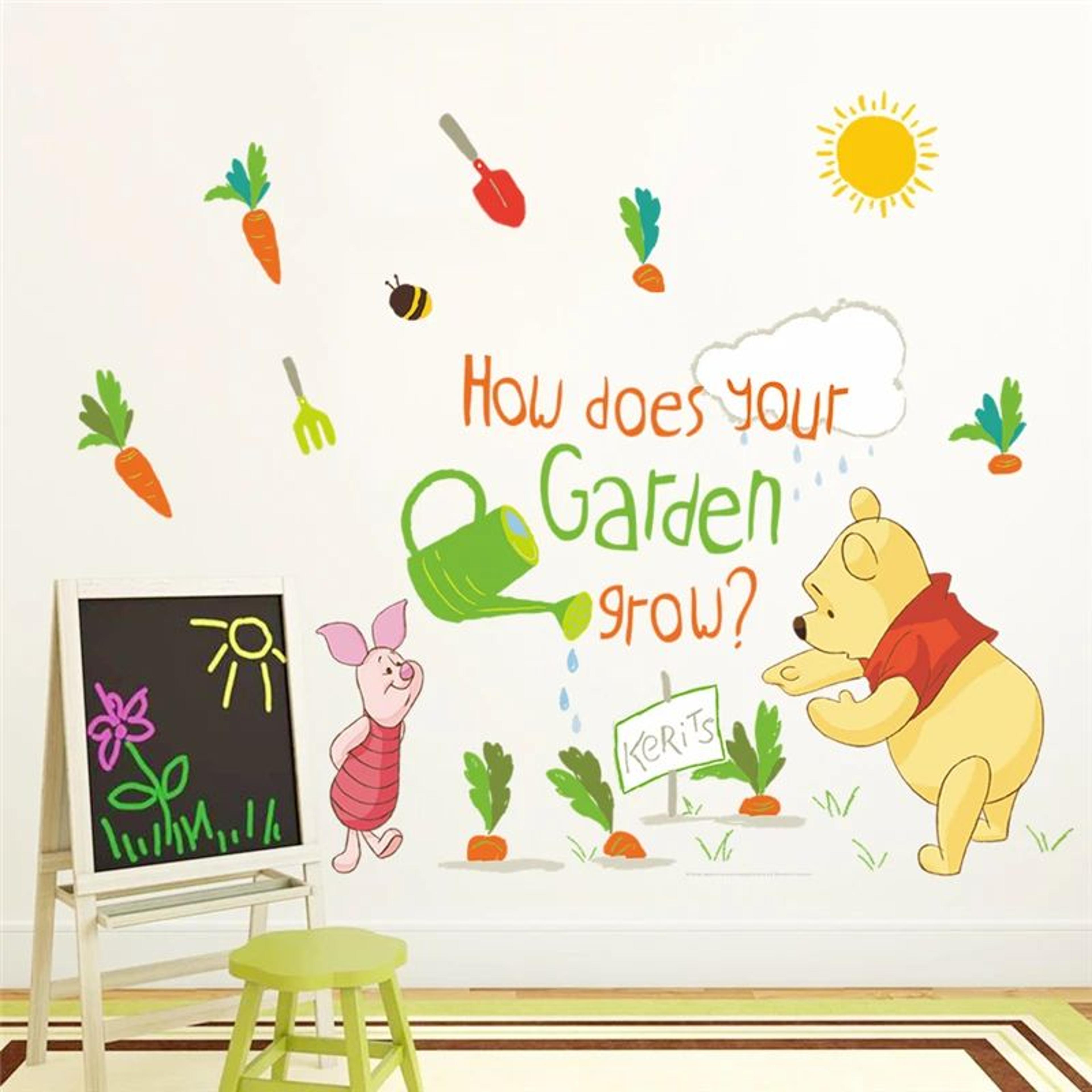 Cartoon Bear Wall Sticker For Kids Room Bedroom And Nursery Decor 18