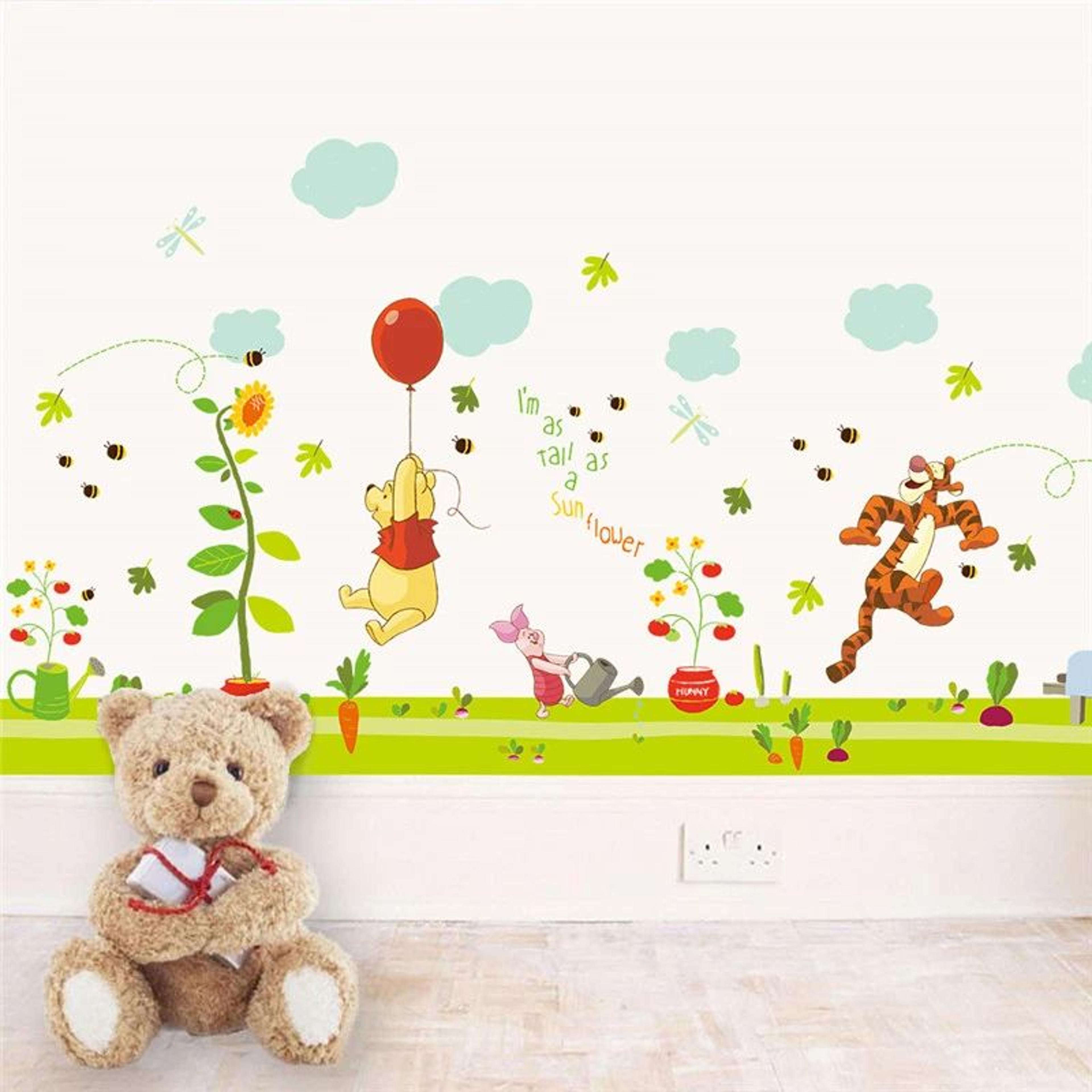 Cartoon Bear Wall Sticker For Kids Room Bedroom And Nursery Decor 26
