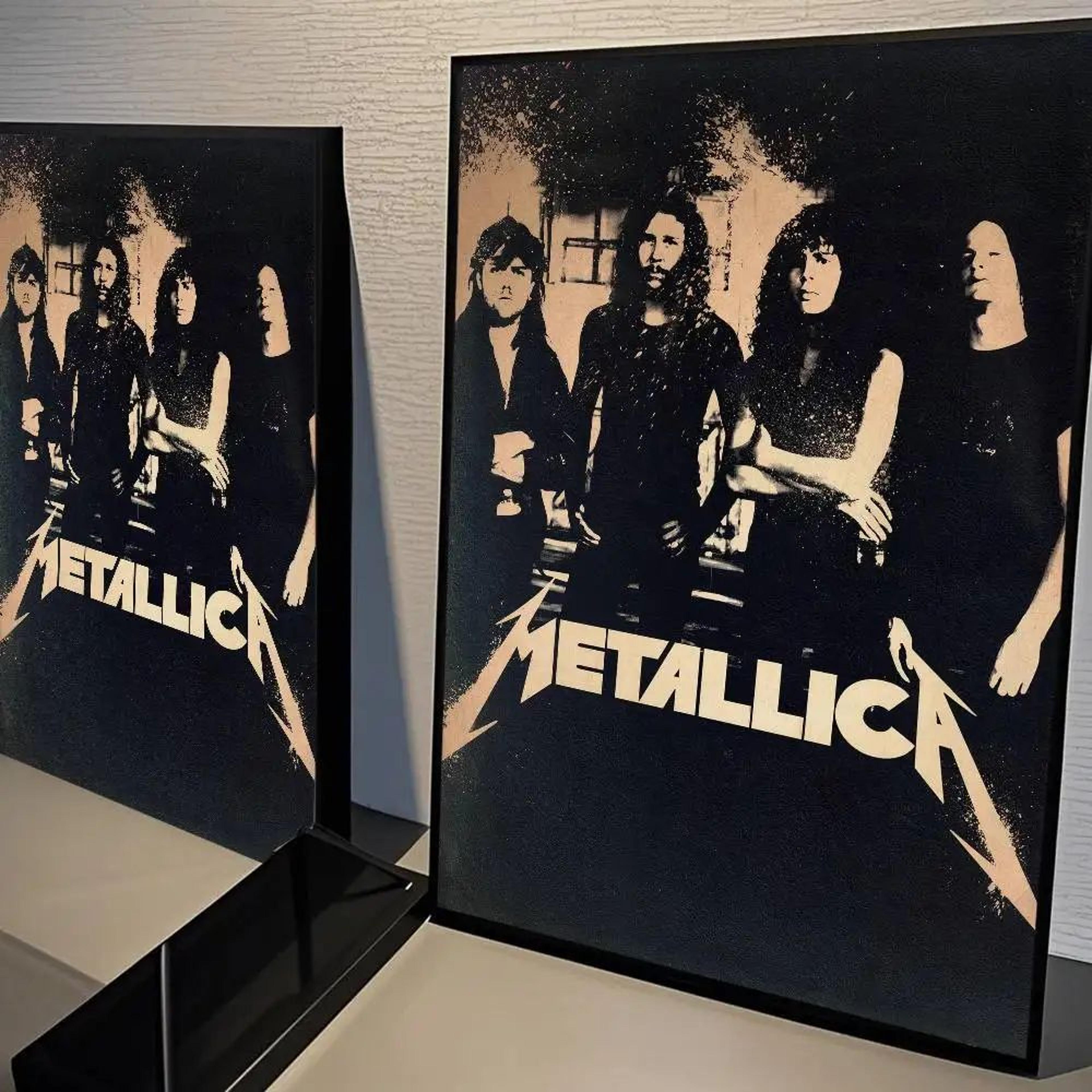 Metallica Band Poster Wall Sticker Classic Rock Music Room Decor 7