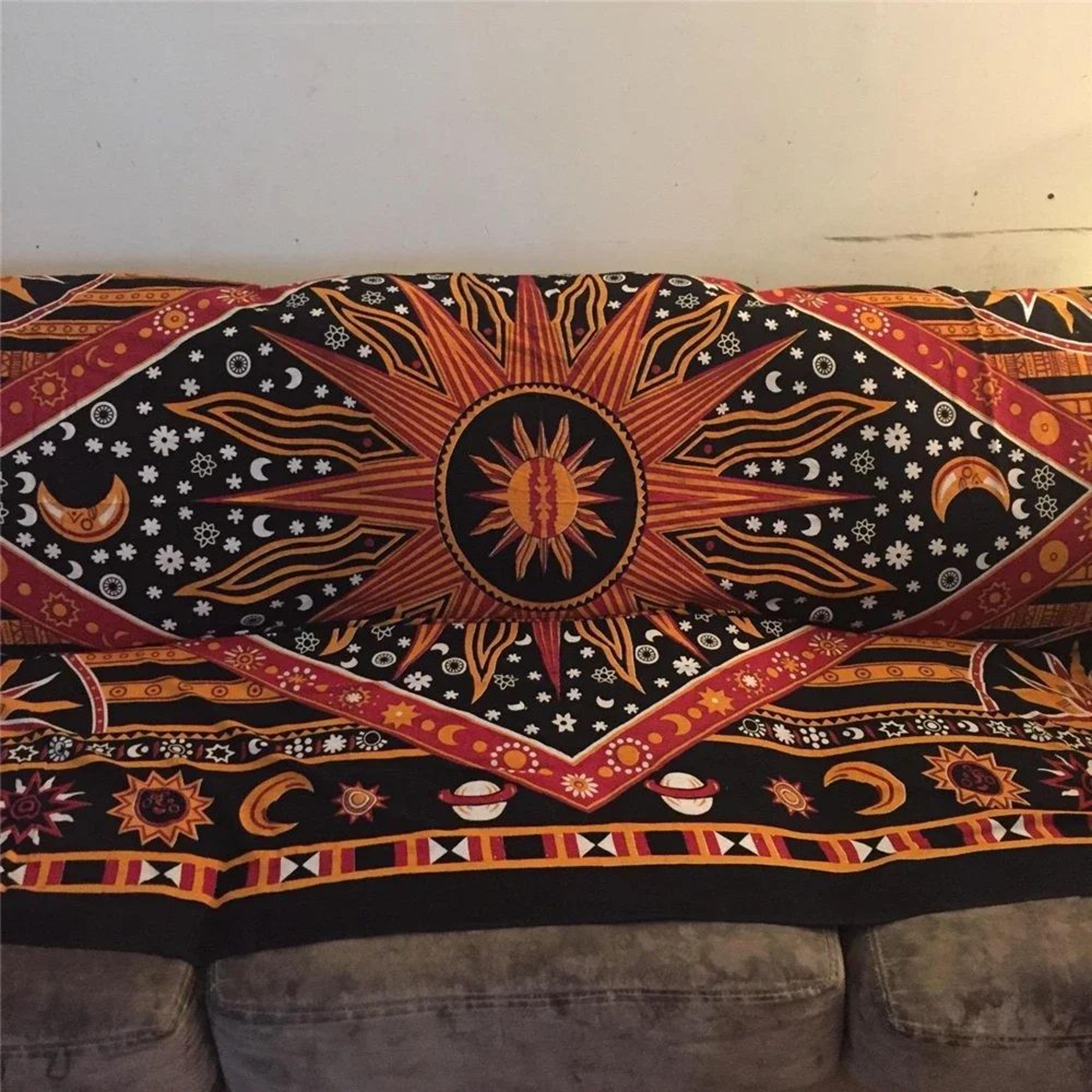 Bohemian Tarot Mandala Tapestry Wall Hanging Decor 4